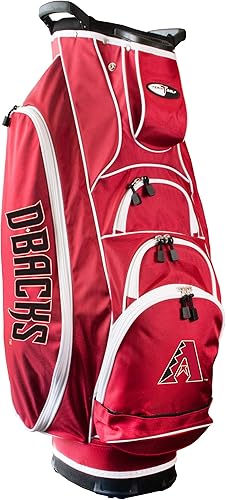 Team Golf MLB - Divisor de club ligero de 10 vías, soporte de acción de resorte, bolsillo enfriador aislado, guante de velcro y soporte para