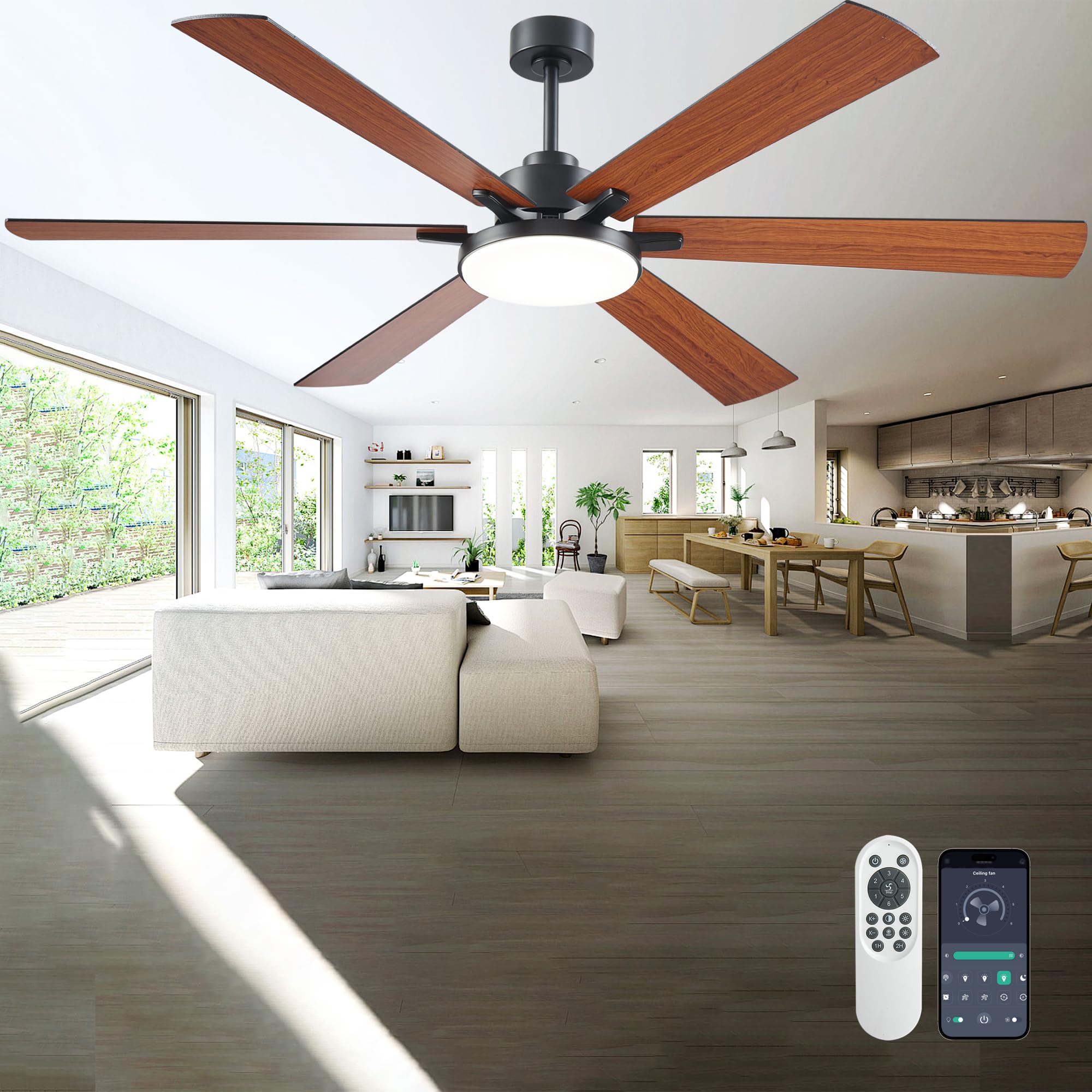 Snapklik.com : DIAMONDFORGE 72 Inch Ceiling Fans
