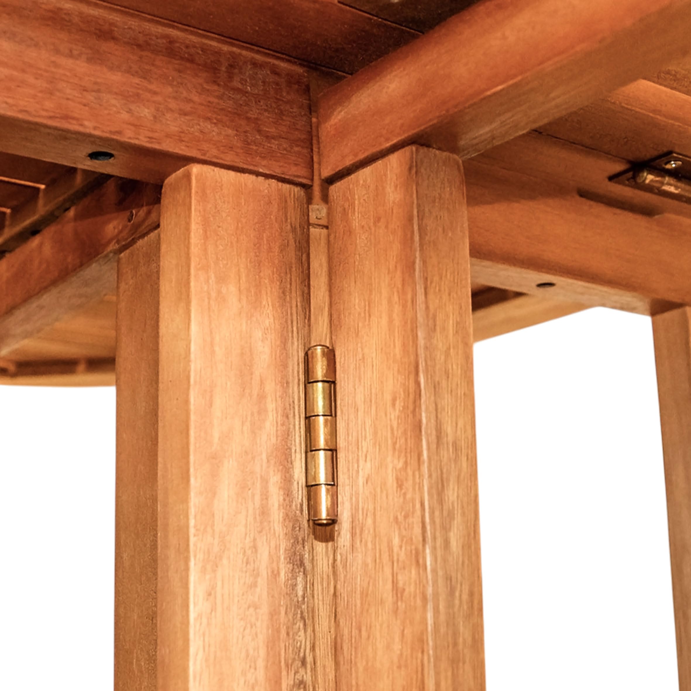 Spetebo Tavolo da giardino ovale in legno di eucalipto - 120x70x73 cm - pieghevole per birra Bistrot balcone oliato