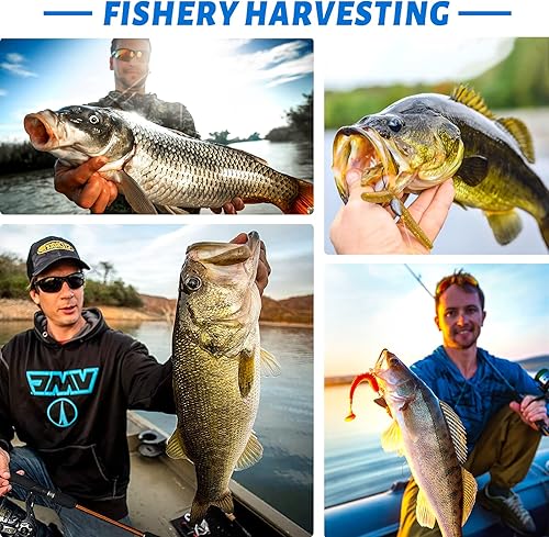 Miniatura 2 de PLUSINNO 353/404 piezas de señuelos de pesca, caja de aparejos de pesca mejorada con aparejos incluidos, crankbaits, anzuelos, pesos, otros Kit