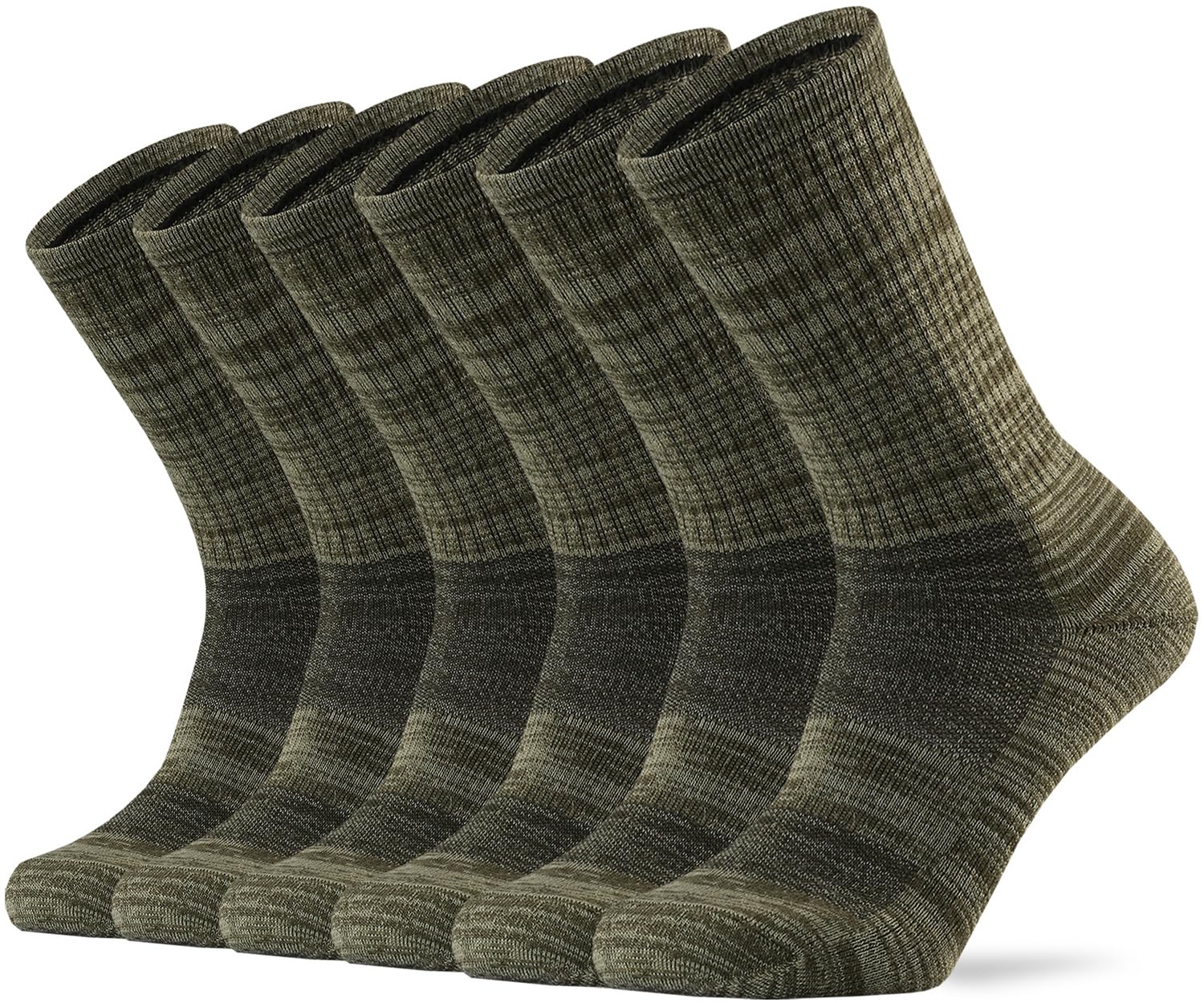 Ortis Men's Extra-Fine Merino Wool Cushioned Crew Socks