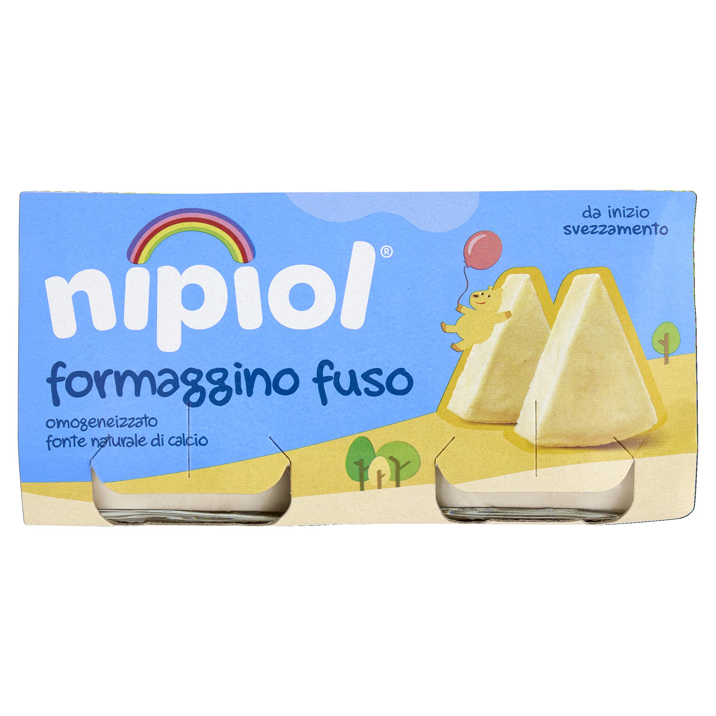 Nipiol Omogeneizzato Formaggino - 24 Vasetti da 80gr