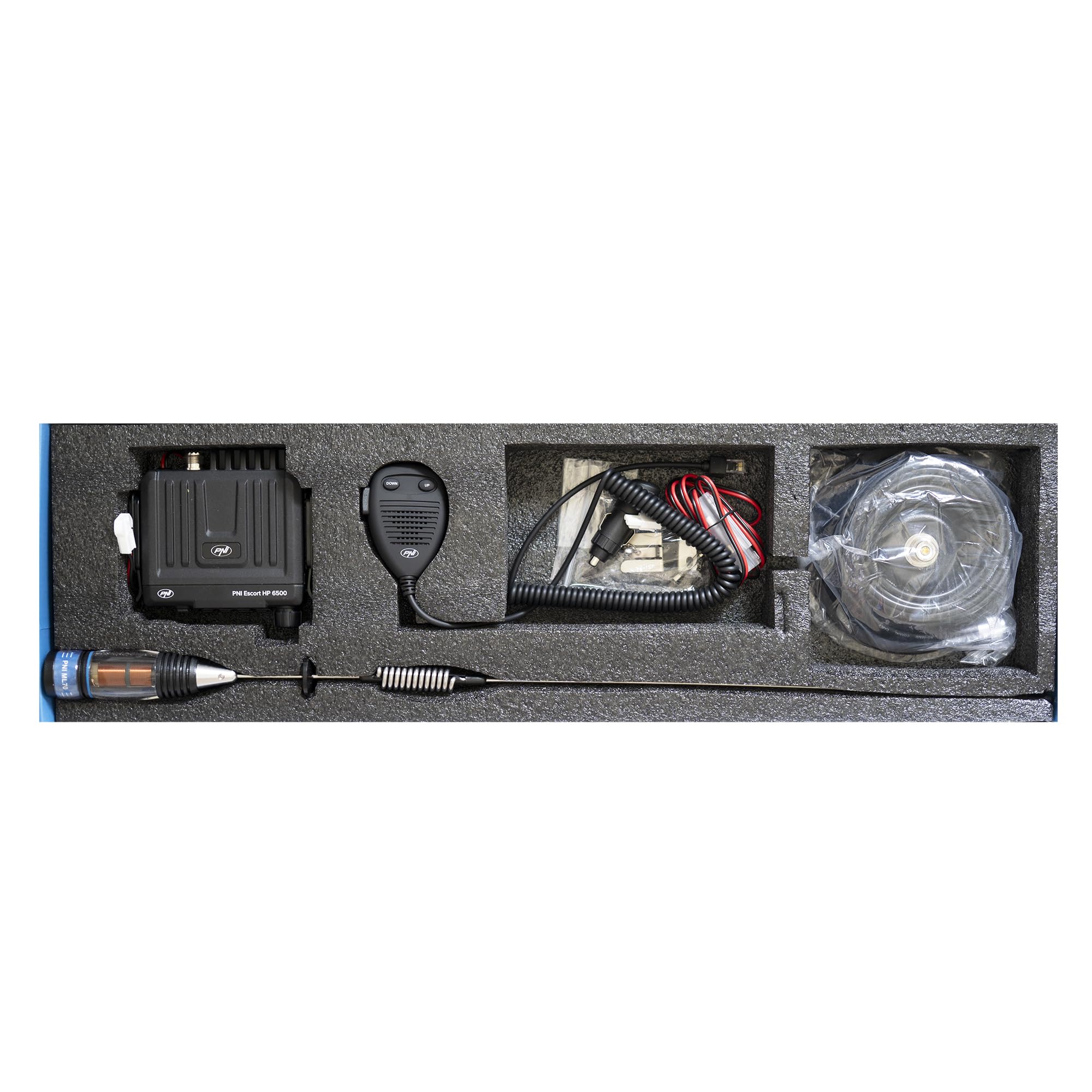 Radio CB PNI Escort HP 6500 ASQ con Antena CB PNI ML70 - 2