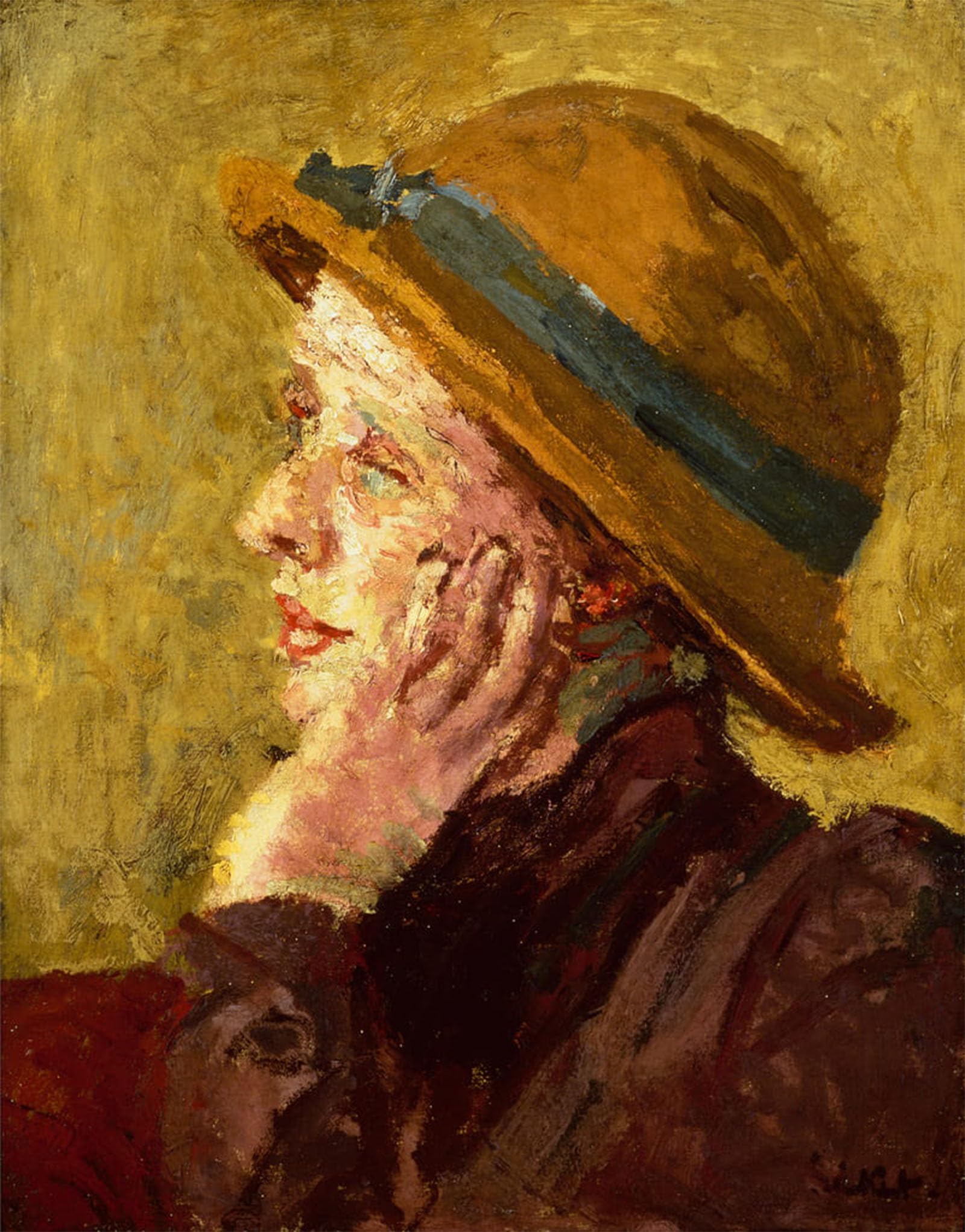 ARTXLXXBN Famous Print Painting Colorful Art Print Portrait of a Lady by Walter Richard Sickert Canvas Art Decorations for Home Decor 60x90cm