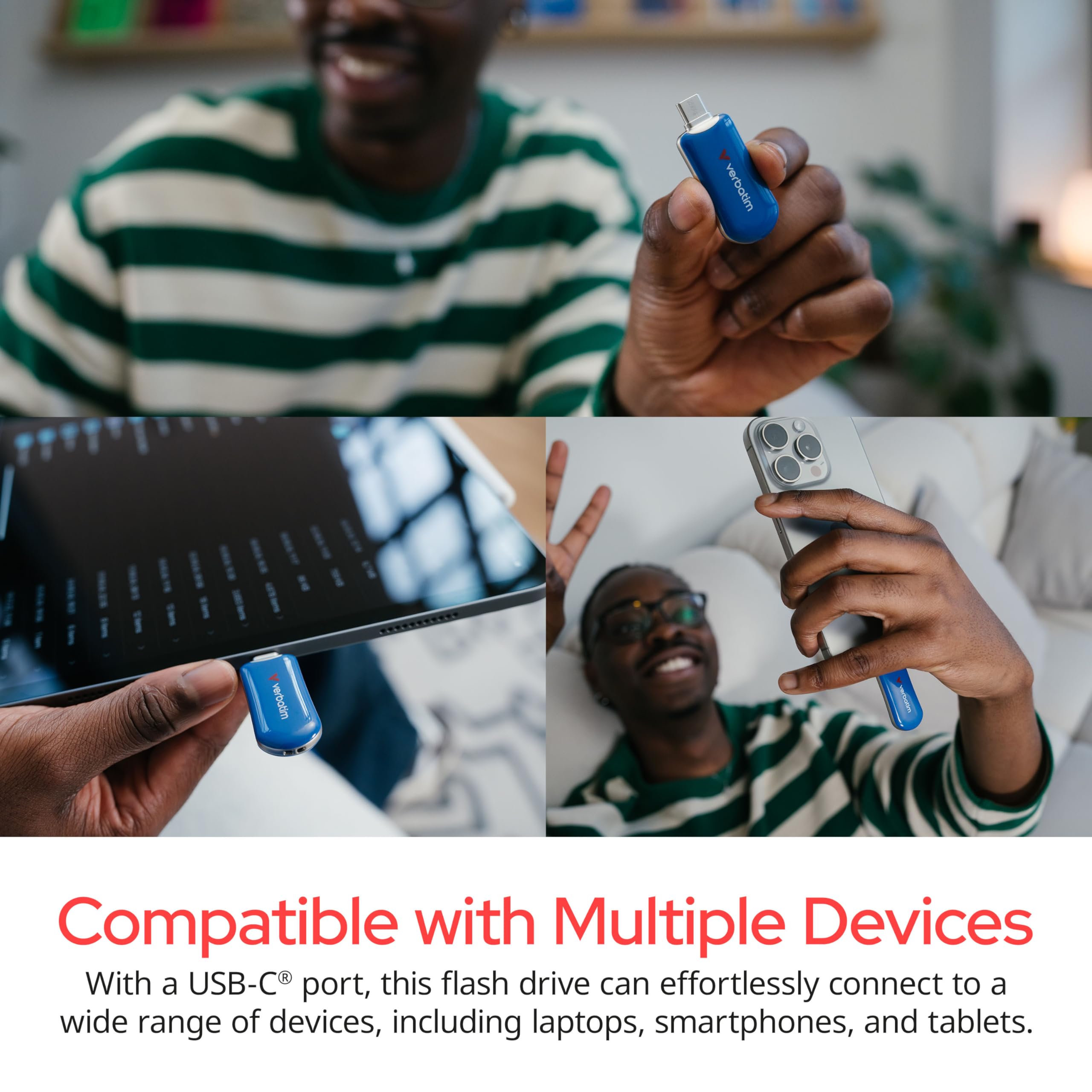 Plectra USB-C Flash Drive Blue 256 Go