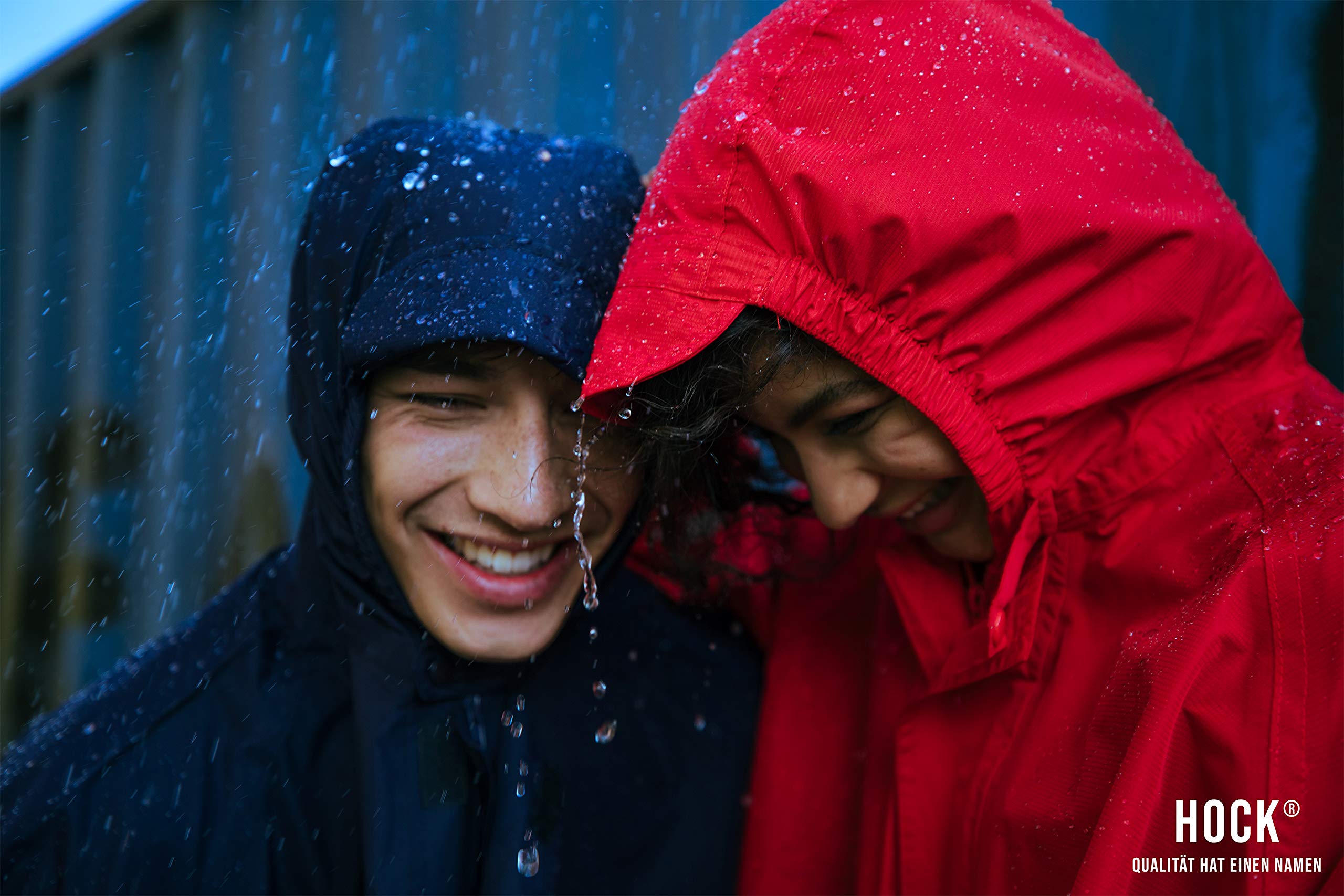 HOCK Poncho de Lluvia con Cremallera y Mangas