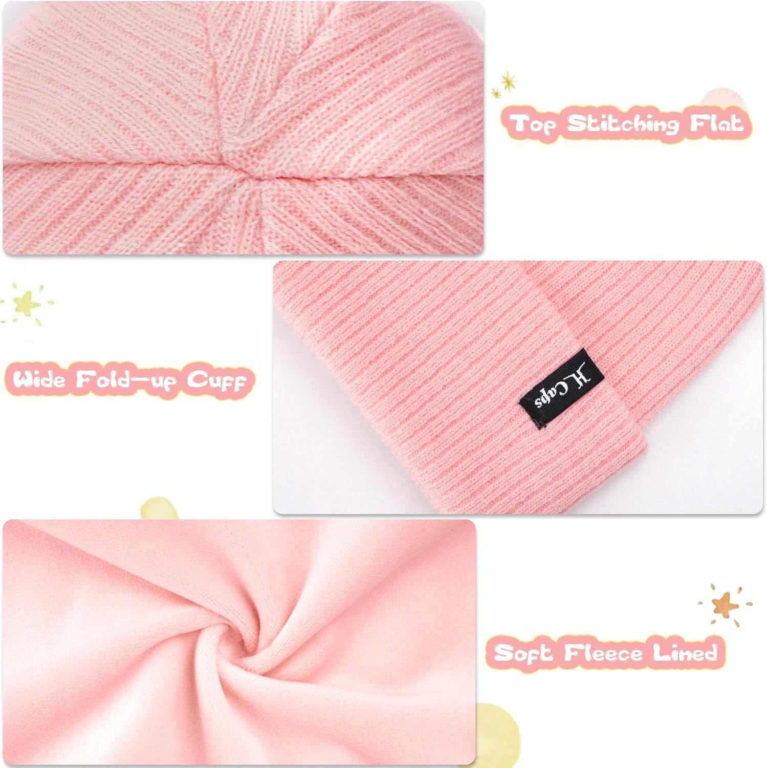 Toddler Baby Kids Winter Hats Mittens Scarfs for 6-12 Months, Beanie Gloves Neck Warmer Gifts for 2 3 4-8 Year Old Girls Boys - Image 2