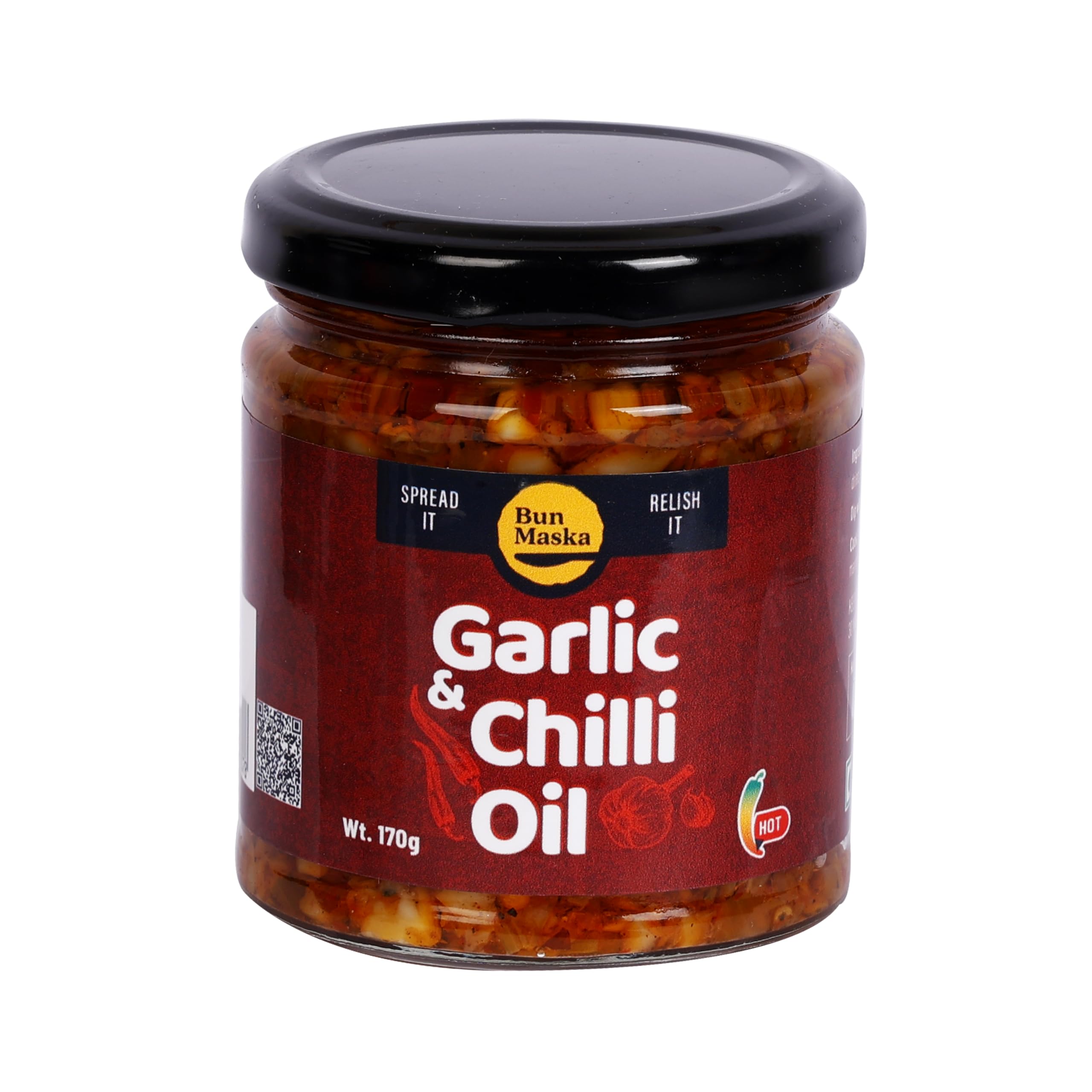 Bun Maska Garlic and Chilli Oil | Perfect for Cooking Noodles & Pizza | Natural with No Preservative | Great Used As a Dipping Oil For Artisan Bread | Added To Pasta Dishes | Stir-Fry Sauce (170g) (B0BYZ8MXSK) Amazon Price History, Amazon Price Tracker