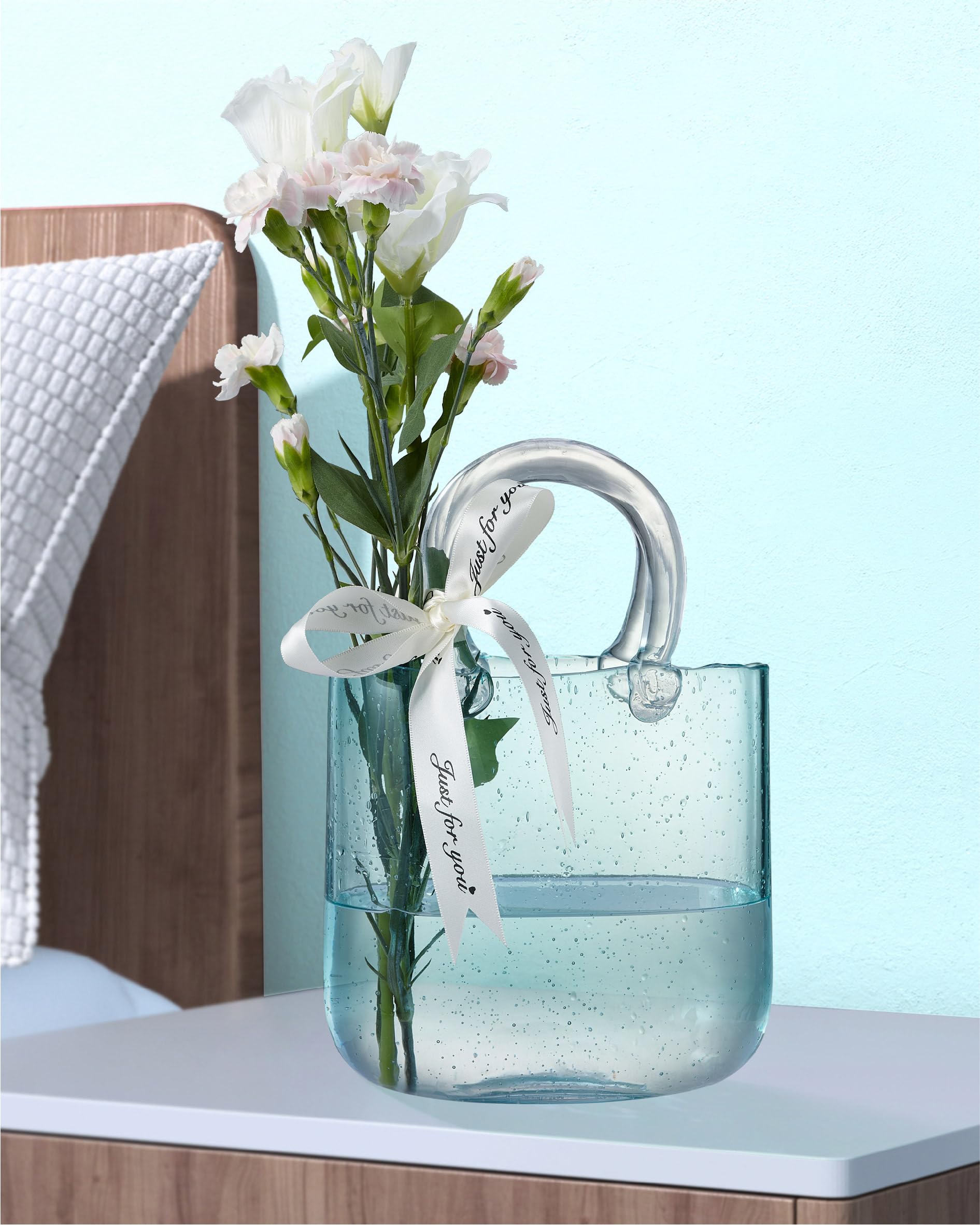 LIFKOME Florero Hidropónico De Amor Florero De Vidrio Transparente Florero De Escritorio Florero De Vidrio Cilindro De Vidrio Jarrones De Vidrio