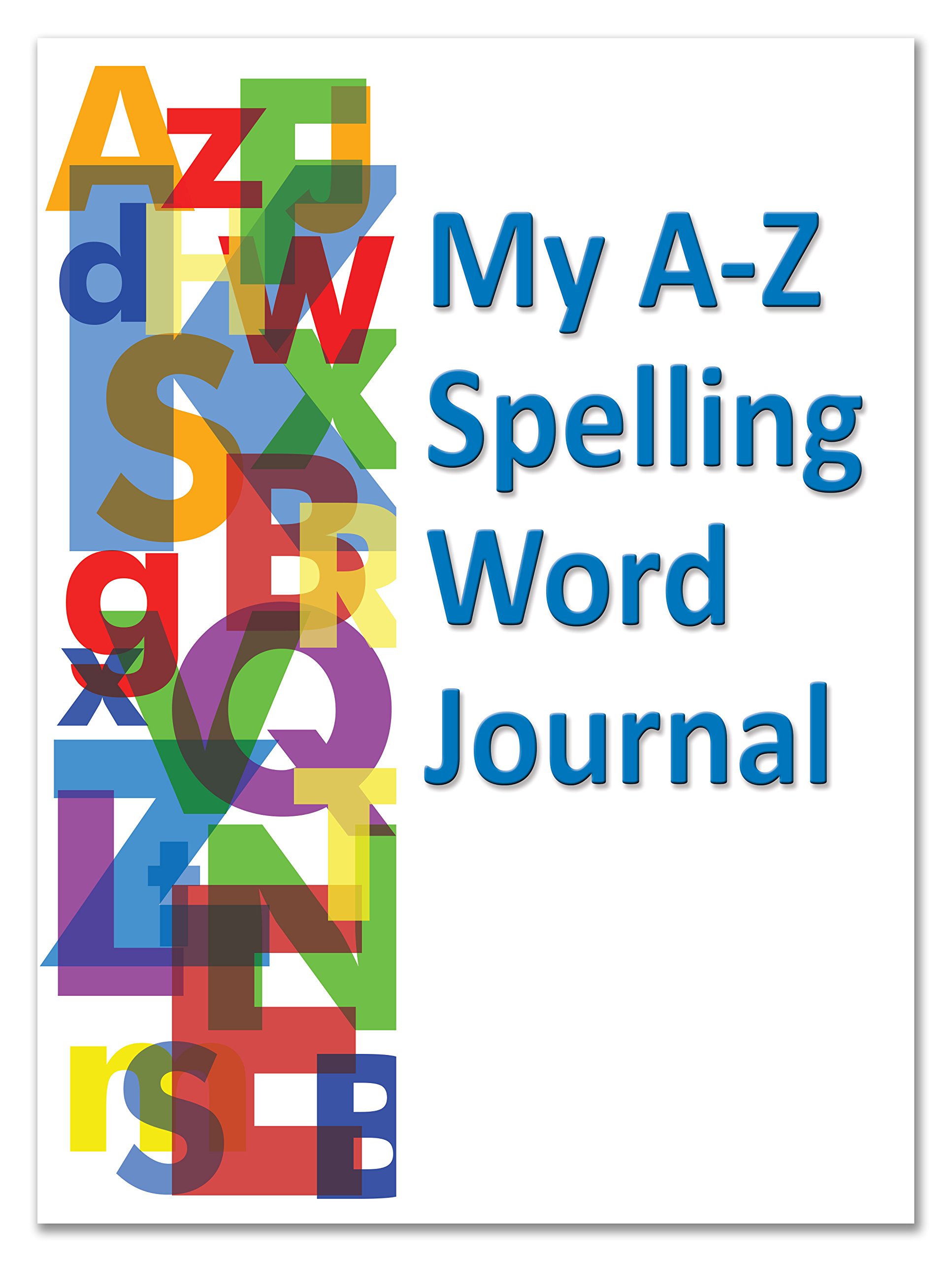 BookFactory Elementary School Spelling Journal/Classroom Spelling Journal Book - 10 Pack (8.5'' x 11'' - 64 Pages) Saddle Stitched (JOU-064-7CSS-SWJ-(10-Pack)-PJX)