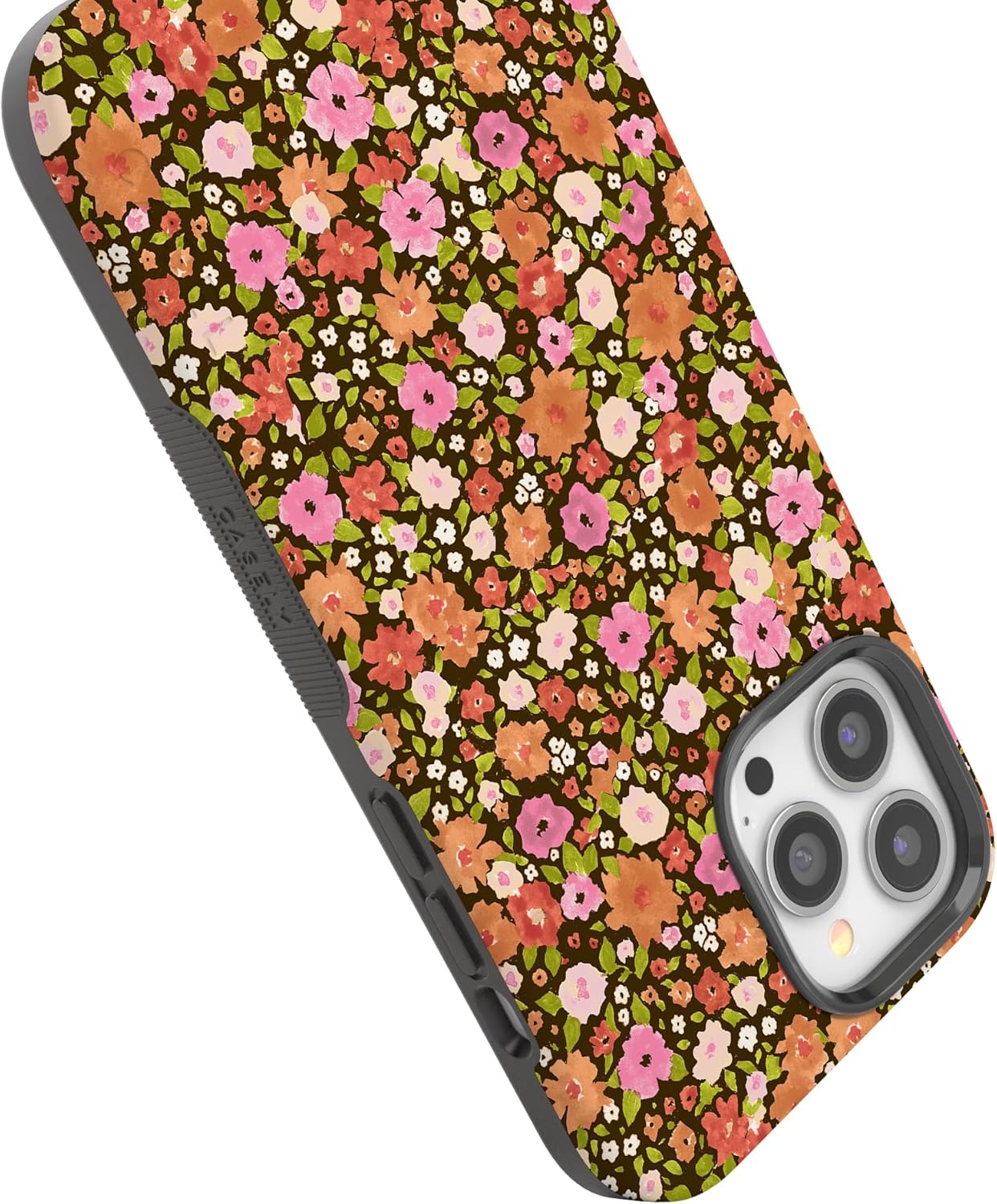 Casely iPhone 13 Pro Max Case | Rustic Roses | Boho Bouquet | Bold Protective Design | Compatible with MagSafe