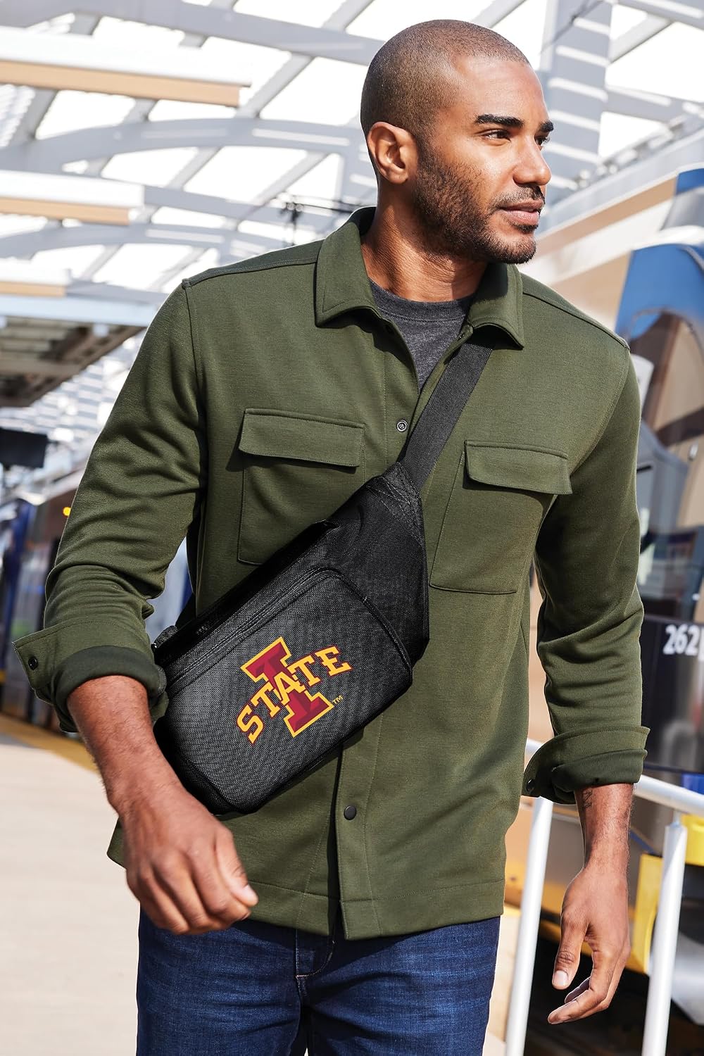 Iowa State Waist Pack or Crossbody Bag - Versatile Travel, Sports, or Gameday Bag For ISU Cyclones Fans and Alumni, Men or Women