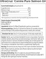 Vista 4 de UltraCruz Aceite de salmón puro canino, 1 galón