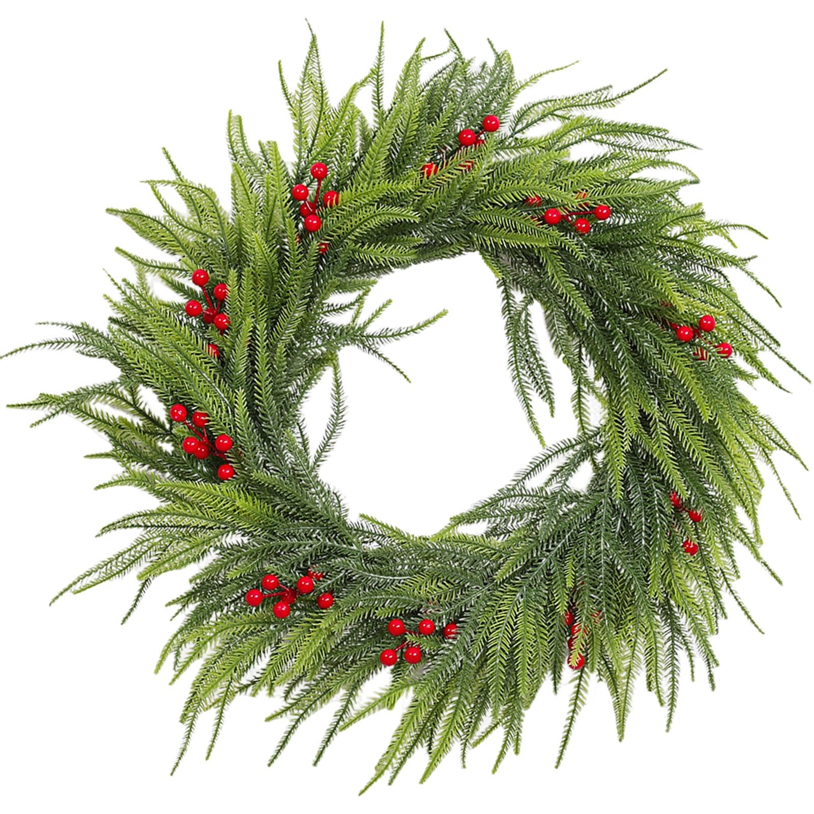 Buxuaaaa Greenerys for Vase Arrangements and Holiday Decorating Pine Rattan/Wreath for Indoor and Outdoor Decoration Wreath Making Supplies
