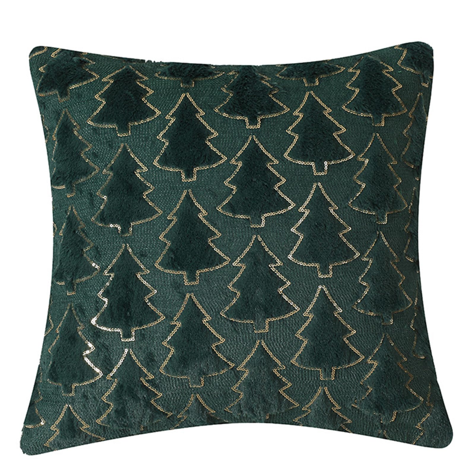 Jazuaiao Festival Throw Pillow Covers 18x18Inch, Christmas Pillow Covers Soft Winter Cushions Case for Sofa Pillows Decorations Decorative Throw Pillows