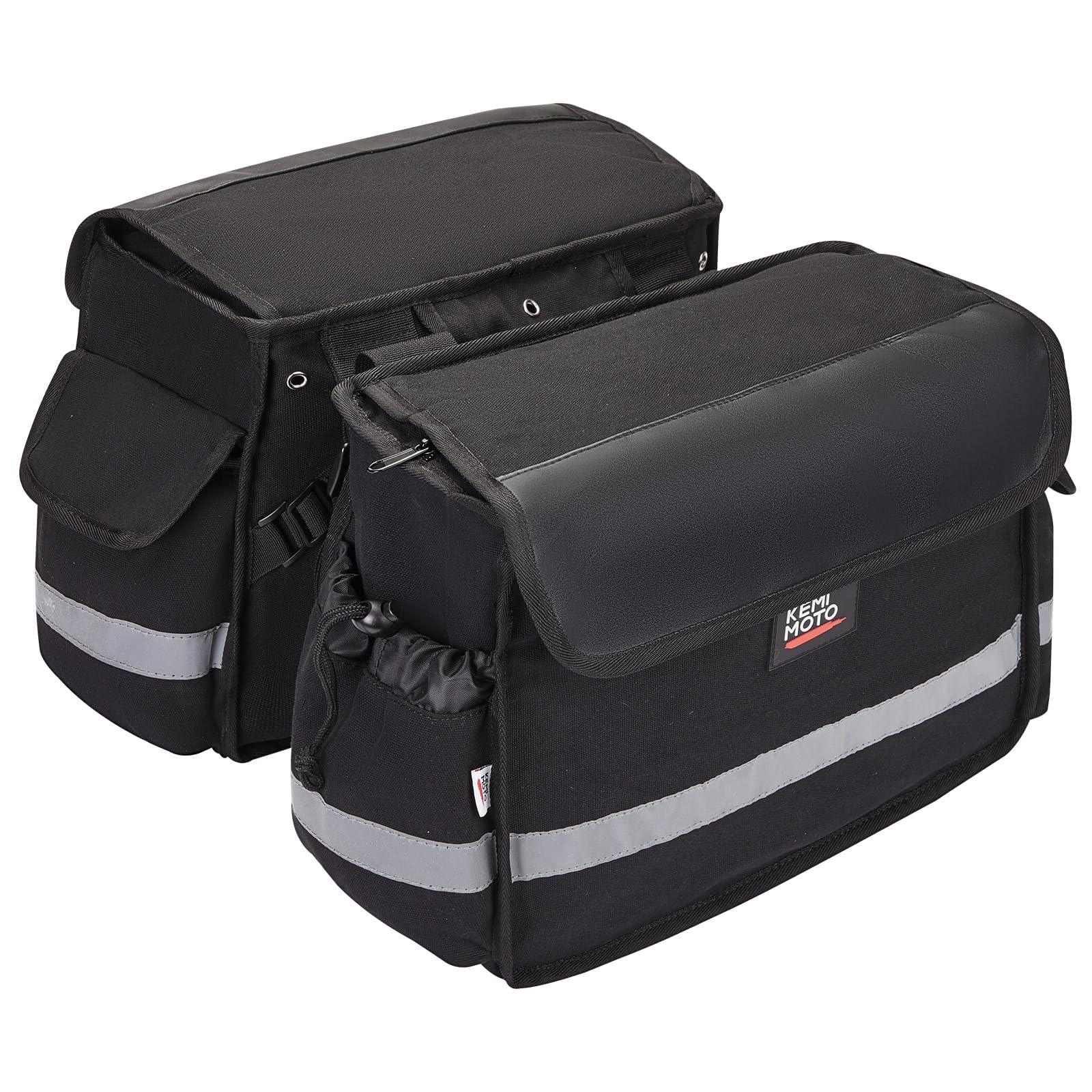 KEMIMOTO バイク サイドバッグ 汎用 ツーリングバッグ 30L