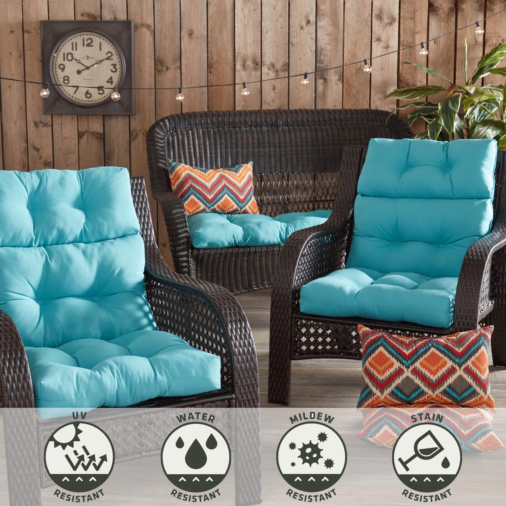 outdoor cushions 44 x 22