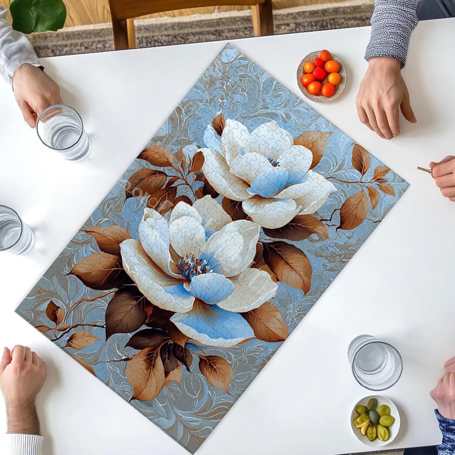 1000 sztuk puzzli, jadeitowe storczyki 1000 sztuk puzzli dla dorosłych, prezent rocznicowy, prezent świąteczny, dekoracja domu, zapobieganie degeneracji mózgu u osób starszych v-970