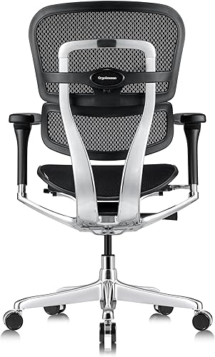 Miniatura 5 de Tempur-Pedic Ergohuman GEN2 Asiento ergonómico para silla de oficina con respaldo medio, brazos ajustables, altura del asiento, bloqueo de