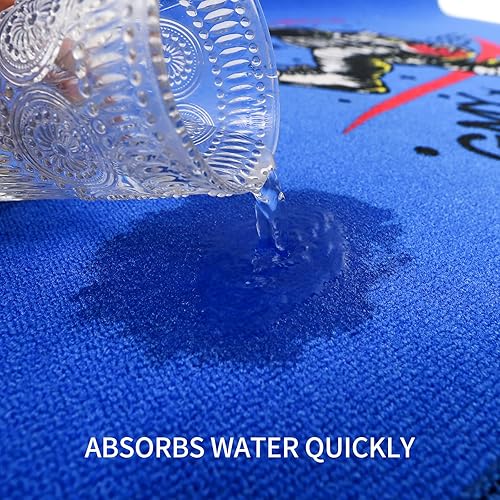 Miniatura 9 de MAOVOT Tapete personalizado para puerta, diseño personalizado, con logotipo, tapete de entrada comercial con parte trasera de goma antideslizante,