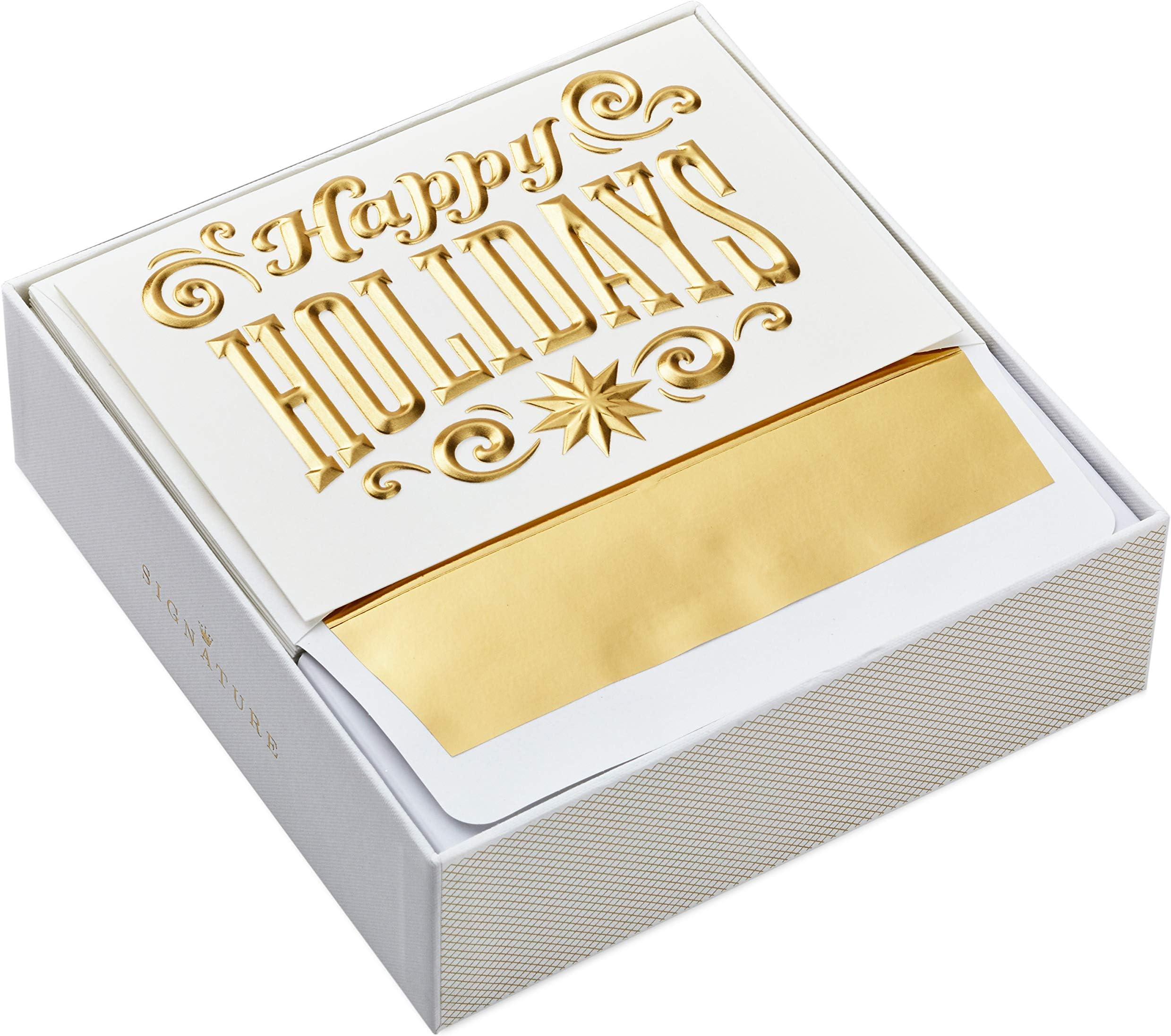 Hallmark Signature Christmas Boxed Cards, Merry Christmas