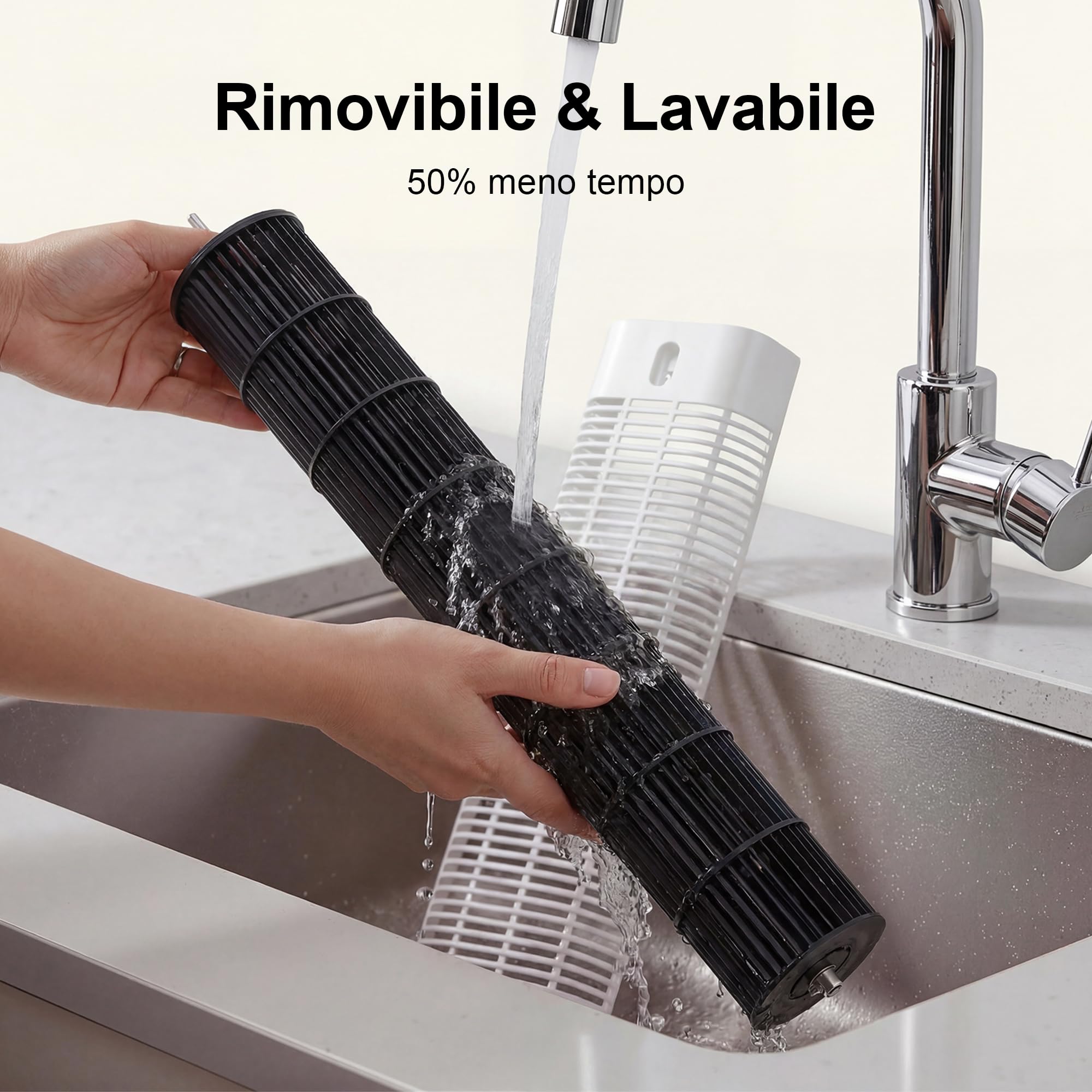 Ventilatore a Torre Silenzioso con Telecomando, 7.3 m/s Flusso Potente & Modalità Notturna 30 dB, Oscillazione 90°, 6 Livelli, Timer 12H, Ventilatore a Colonna per Camera da Letto e Ufficio