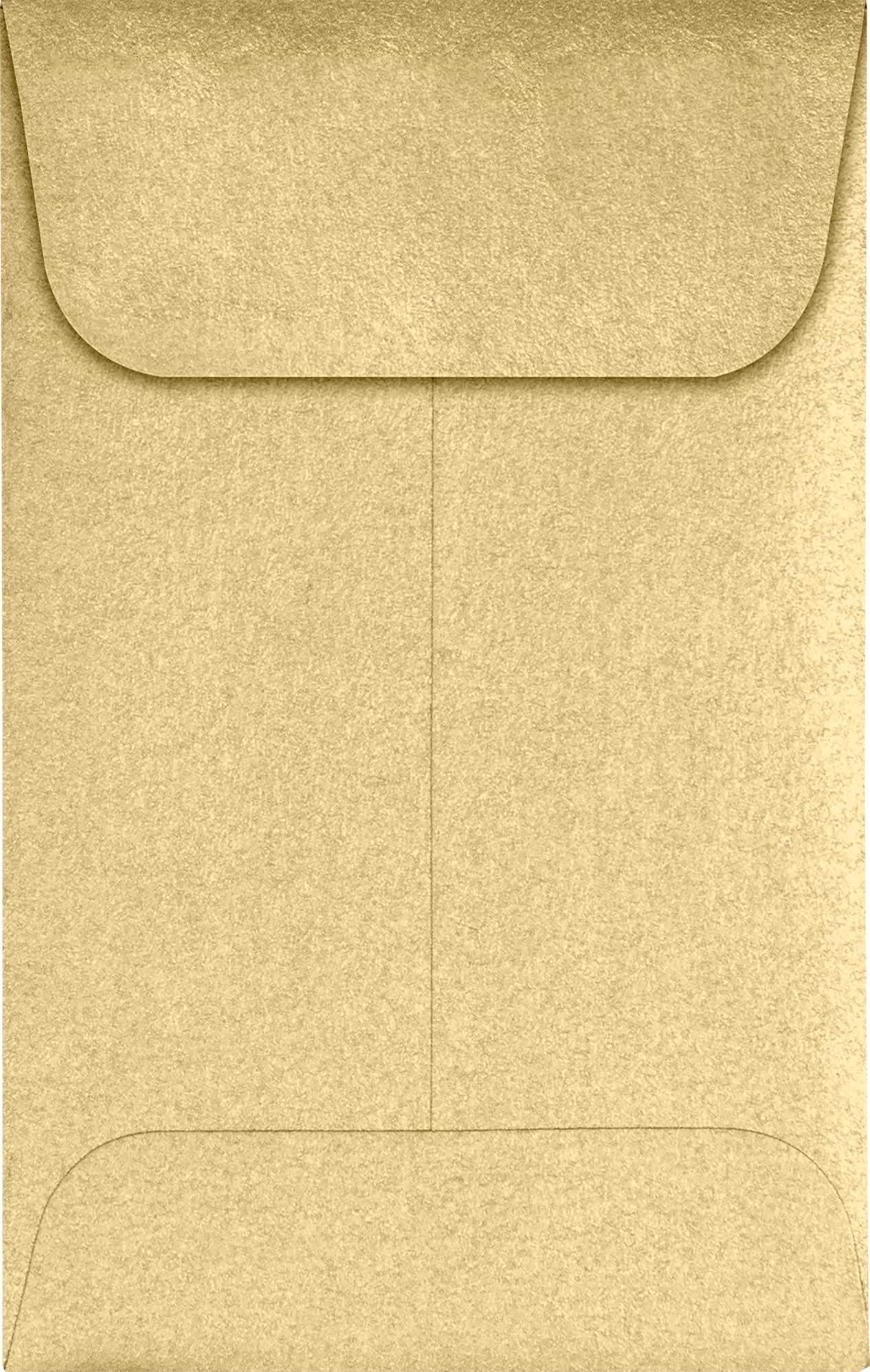 LUXPaper #1 Coin Envelopes | 2 1/4" x 3 1/2" | Blonde Metallic | 80lb. Text | 50 Qty