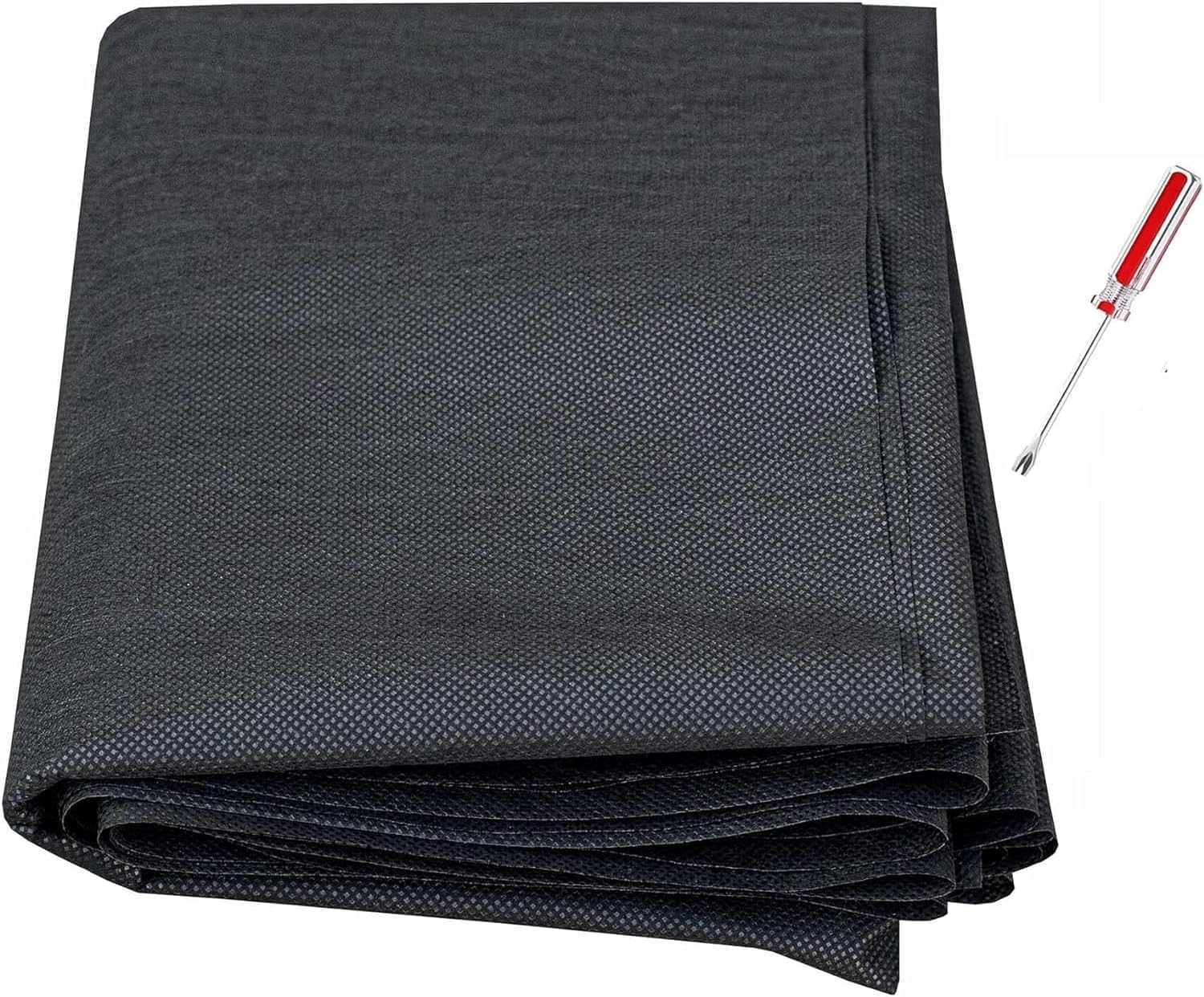 Upholstery Black Base Lining Fabric Replacement for Sofas, Chairs, Spring Foundations, 75g Non-Woven Lining Platform Cloth 1.6m by 3m