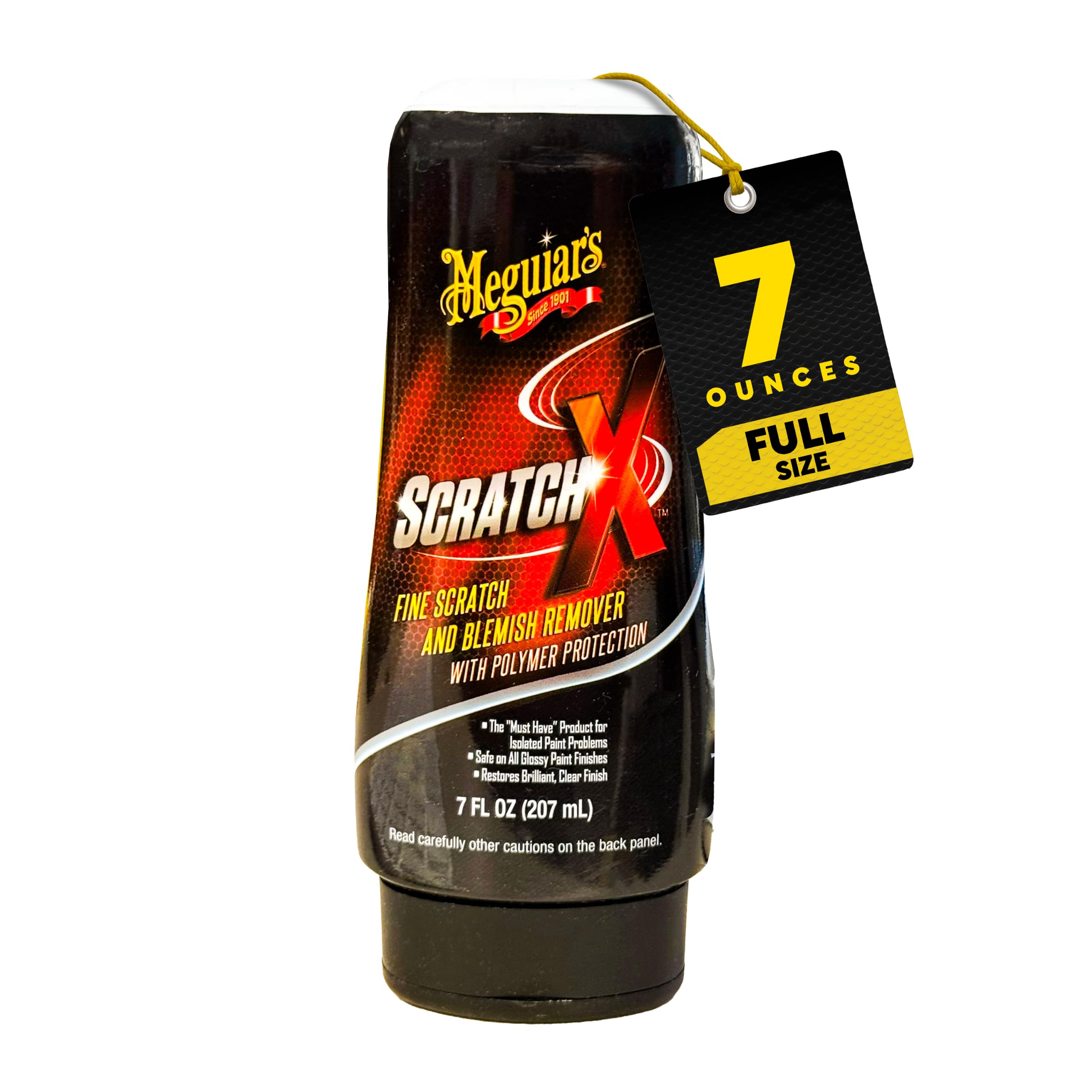 Meguiar's G10307EU Scratch X 2.0-207ml, Éliminateur de Rayures pour Voitures - pour Supprimer Les Éraflures sur la Peinture, Application à la Main ou avec Le Système Double Action