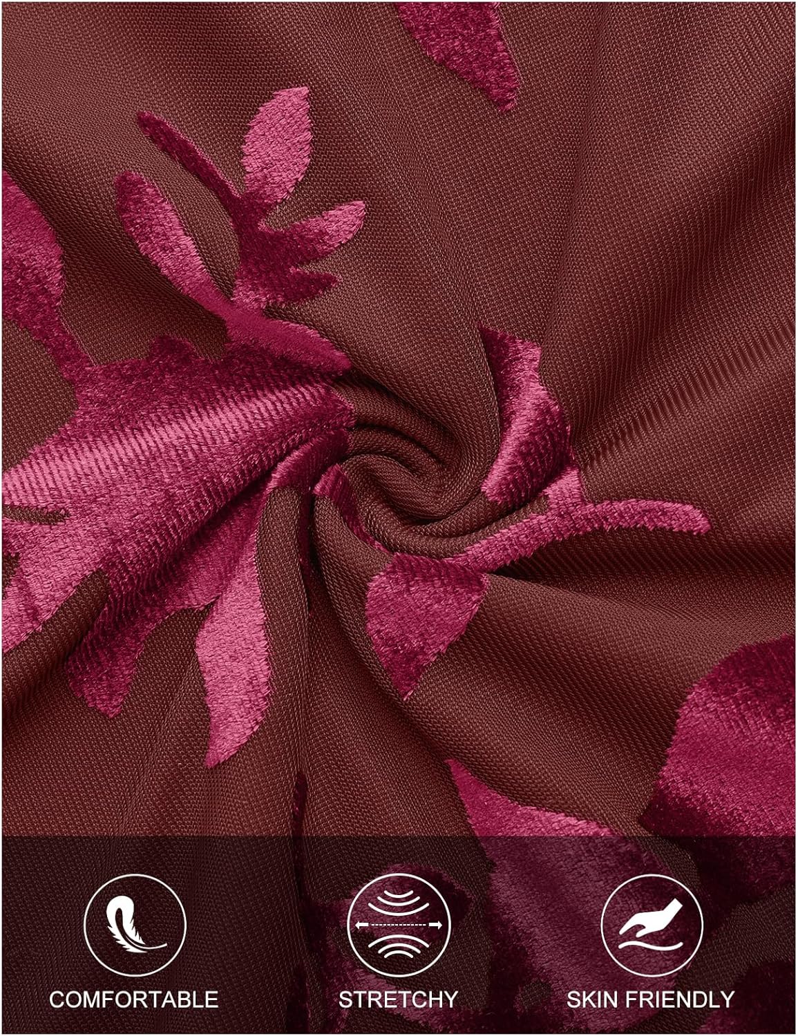 MEROKEETY Women's 2026 Summer Off The Shoulder Spaghetti Strap Floral Mesh Wedding Guest Cocktail Formal Party Maxi Dresses - Image 7