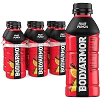 Vista 24 de BODYARMOR Bebida deportiva, Tropical Punch, hidratación de agua de coco, sabores naturales con vitaminas, electrolitos llenos de potasio, perfecta