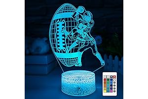Football Night Light for Kids Room Decor