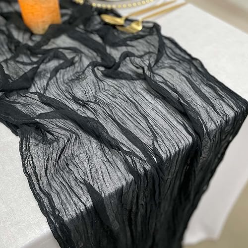 Miniatura 5 de EHLDekol Camino de mesa de gasa de gasa, decoración de boda, arco drapeado, gasa para centro de mesa, camino de despedida de soltera (terracota, 14