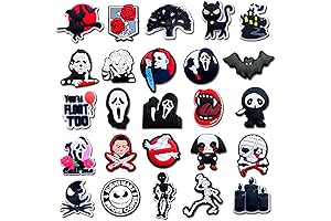 Halloween Skull Jibbitz Decorations for Clogs and Sandals