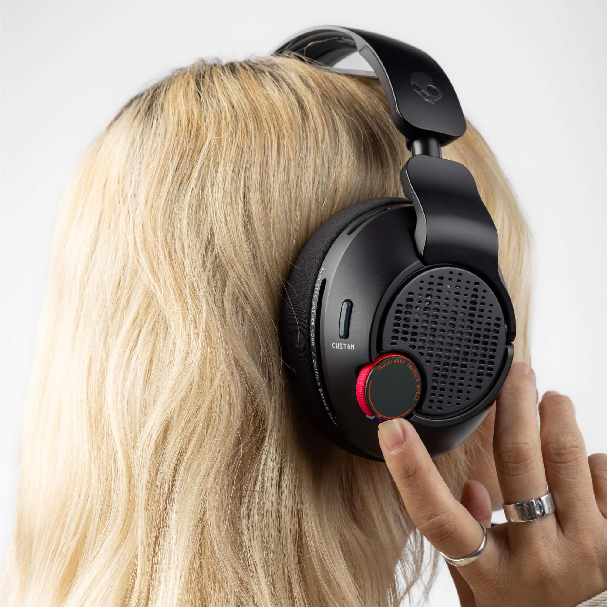 Skullcandy Crusher PLYR 720 Wireless Gaming Headset, Ultimate Immersion and Comfort, THX Spatial Audio and Multi-Sensory Bass, Removable Mic, PC, PlayStation, Nintendo, Multi-Platform - Digi-Black