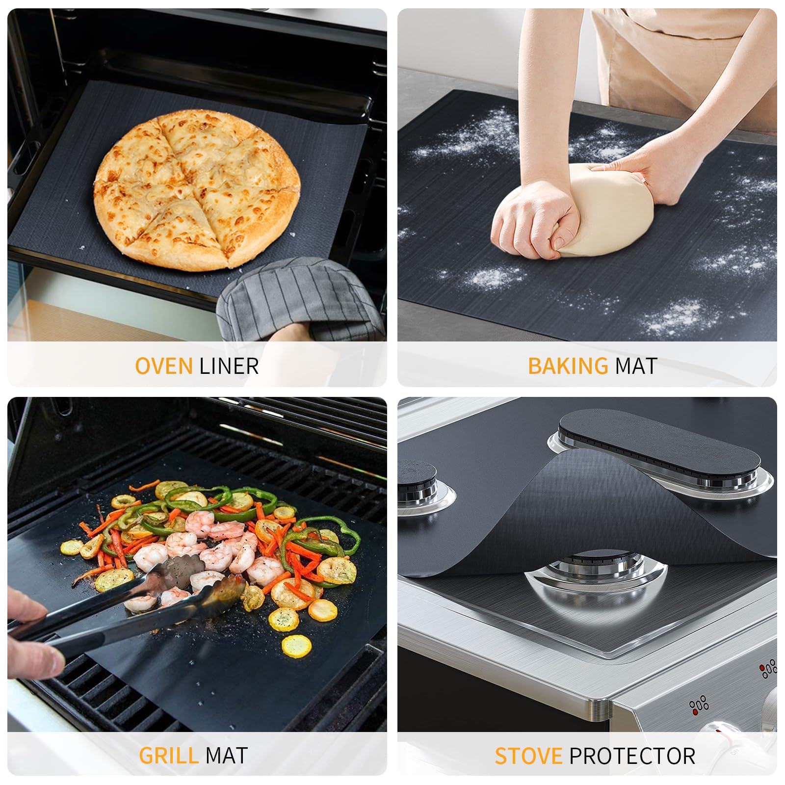 Viele 2/3/5 stücke BBQ Grill Mat Non-Stick Backen ... – Viceal