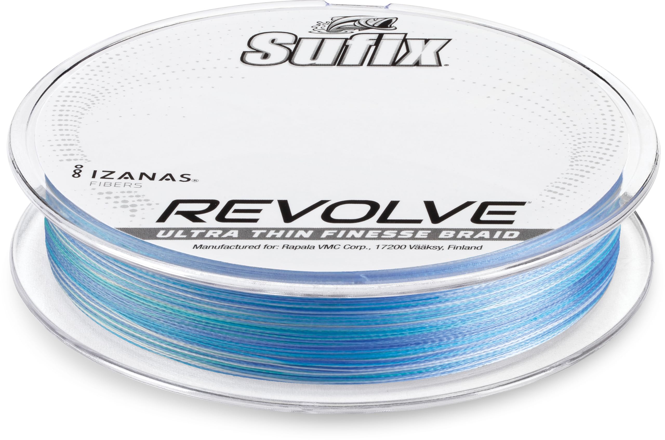 Sufix Revolve Braided Fishing Line, High-Performance Braid with Smooth Casting and Durability, Coastal Camo, 14 lb : Sports & Outdoors