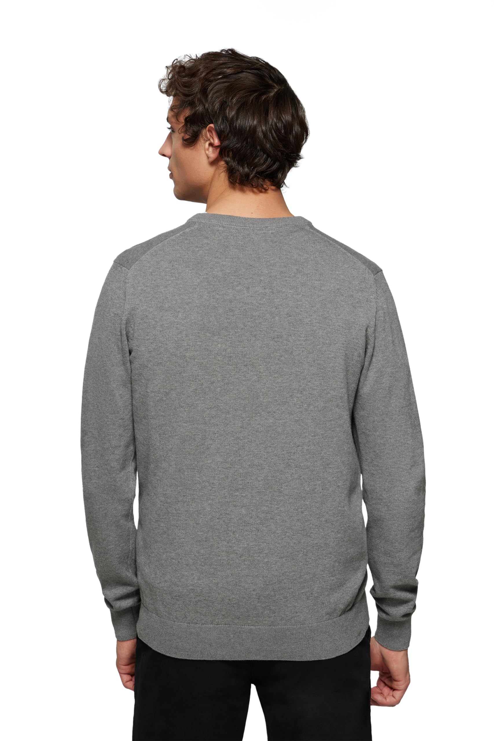 Polo Club Maglione Scollo a V Maniche Lunghe Uomo Maglioni Pullover V-Neck 100% Cotone
