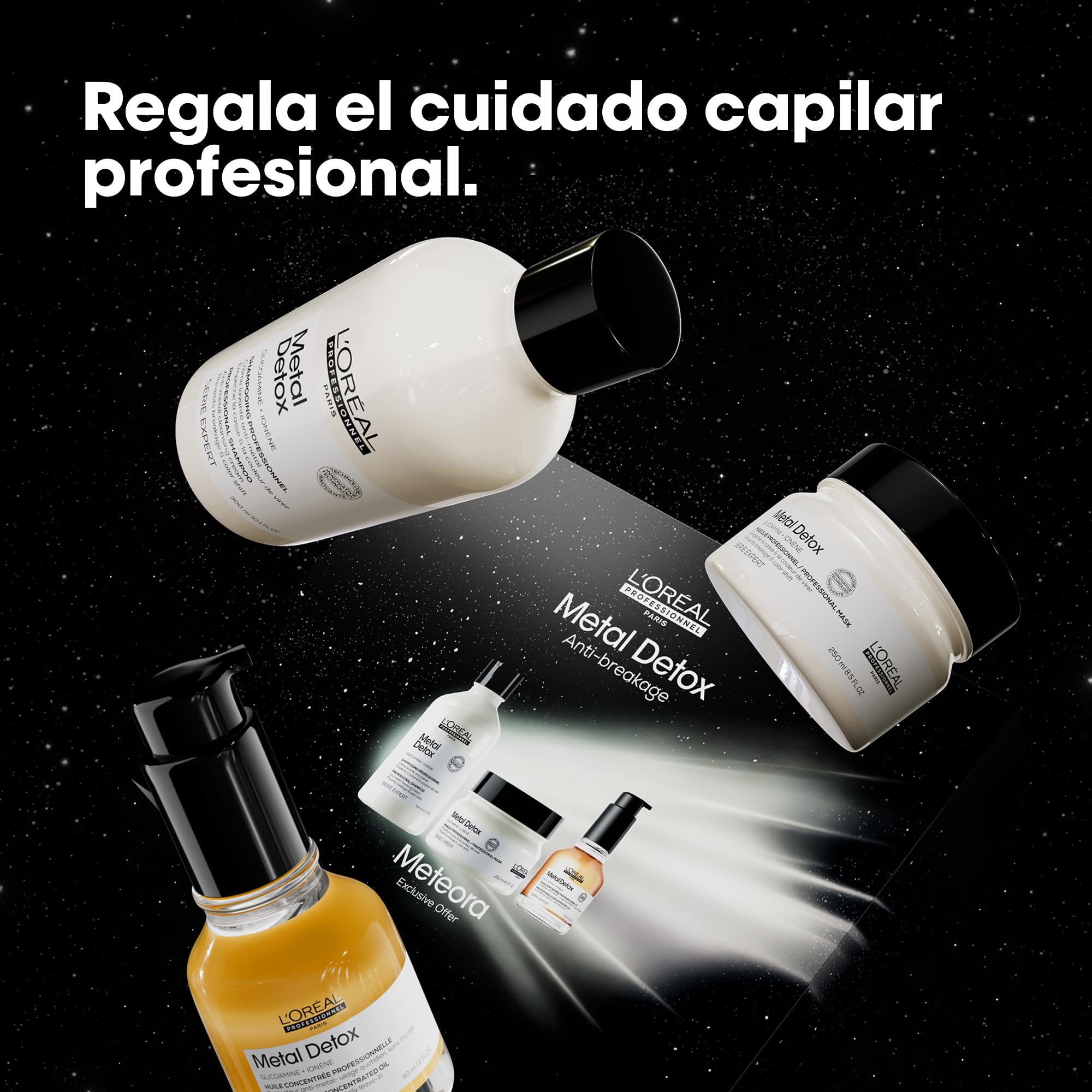 L’Oreal Professionnel Cofre Edición Limitada Meteora Metal Detox 2025 Trio.