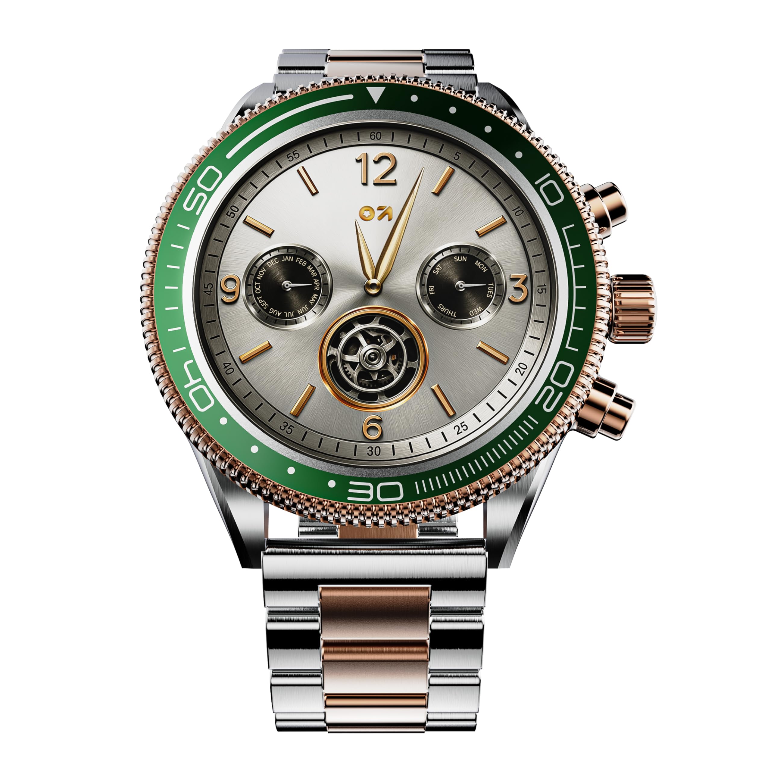 newly launched saber smart watch 1.43'' amoled display, bt calling, rotating bezel, 200+watchfaces, 700 nits brightness, ai voice assistant, spo2 monitoring, 120+ sports mode (titanium)