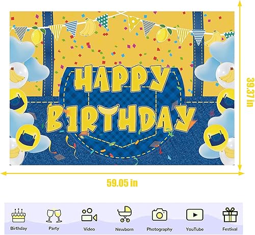 Miniatura 3 de Las decoraciones de cumpleaños de dibujos animados incluyen fondo de dibujos animados, juego de globos de látex para niños y niñas, suministros de