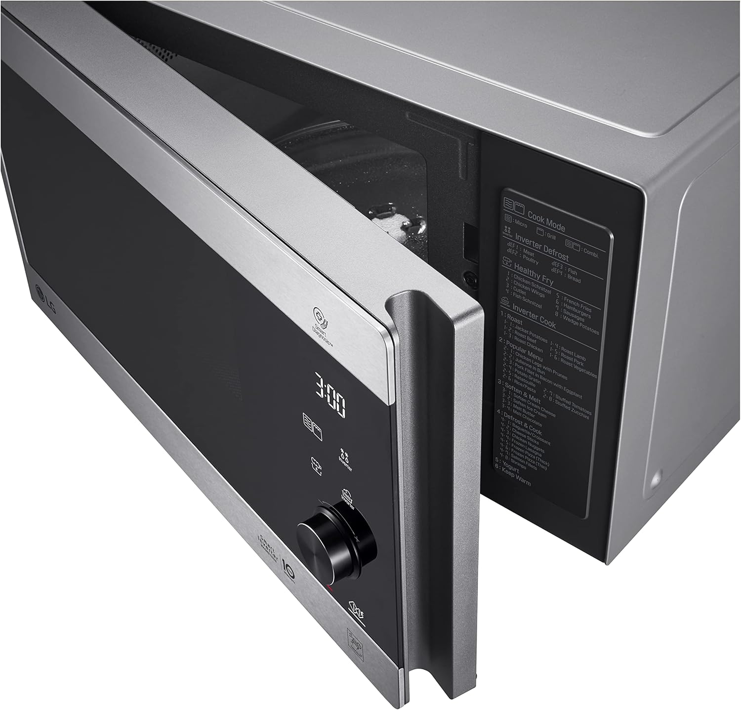 LG MH6565CPS Fuori range Microonde combinato 25L 1000W Argento, Acciaio inossidabile forno a microonde