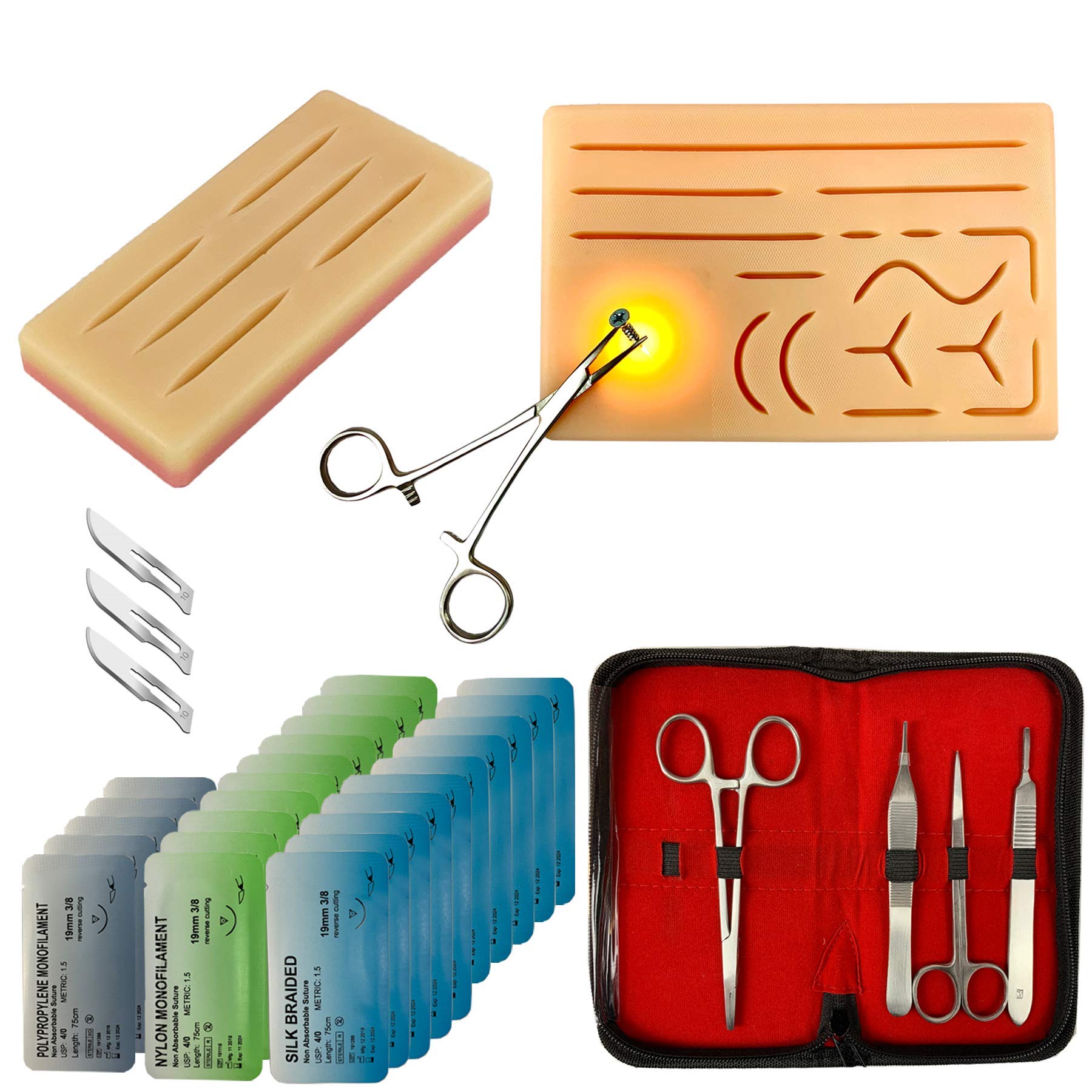 Buy TrueSkin Suture Practice Kit AllInclusive with Full Tool Kit, 25