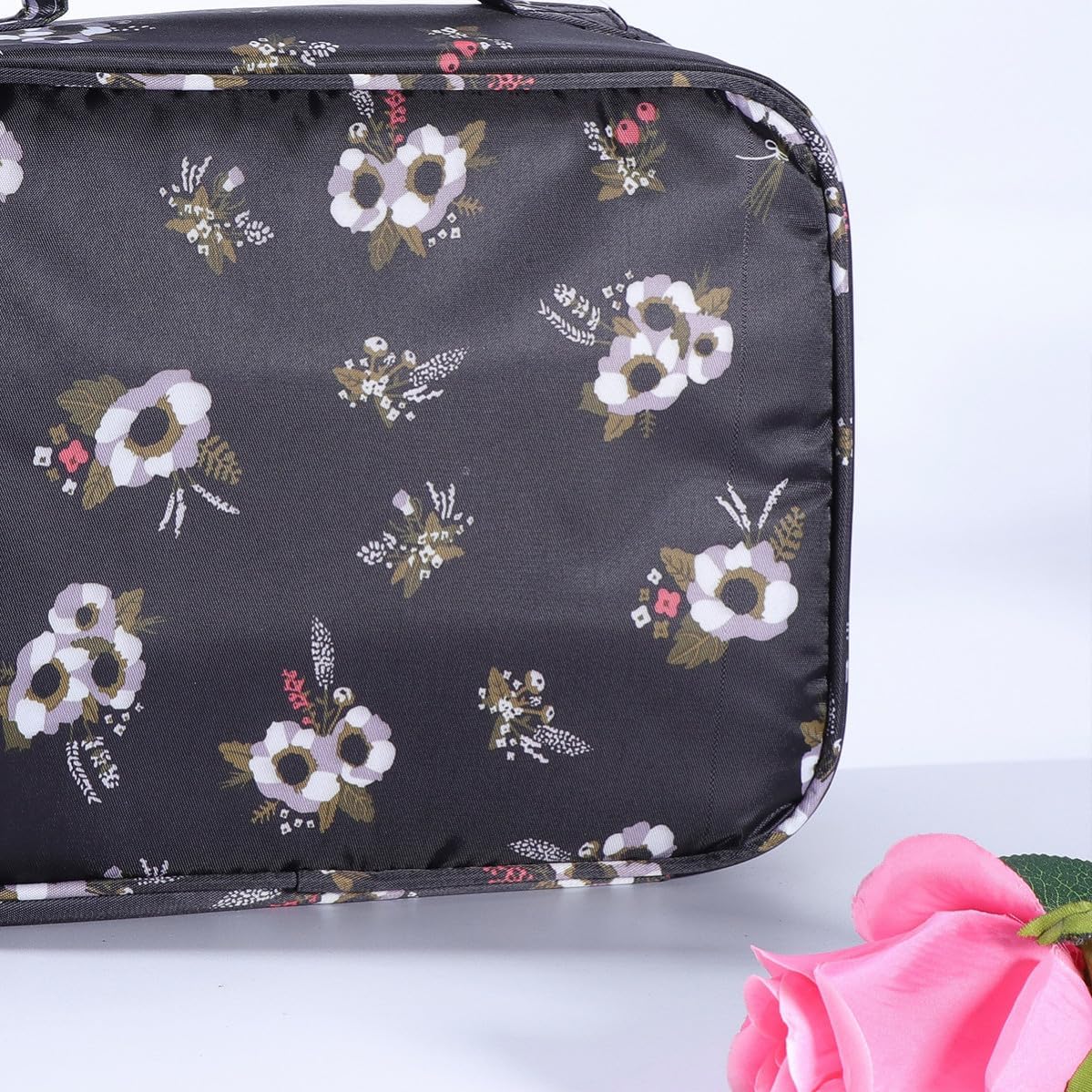 VICASKY Mini Makeup Bag Waterproof Oxford Cloth Organizer for Travel Home image 4
