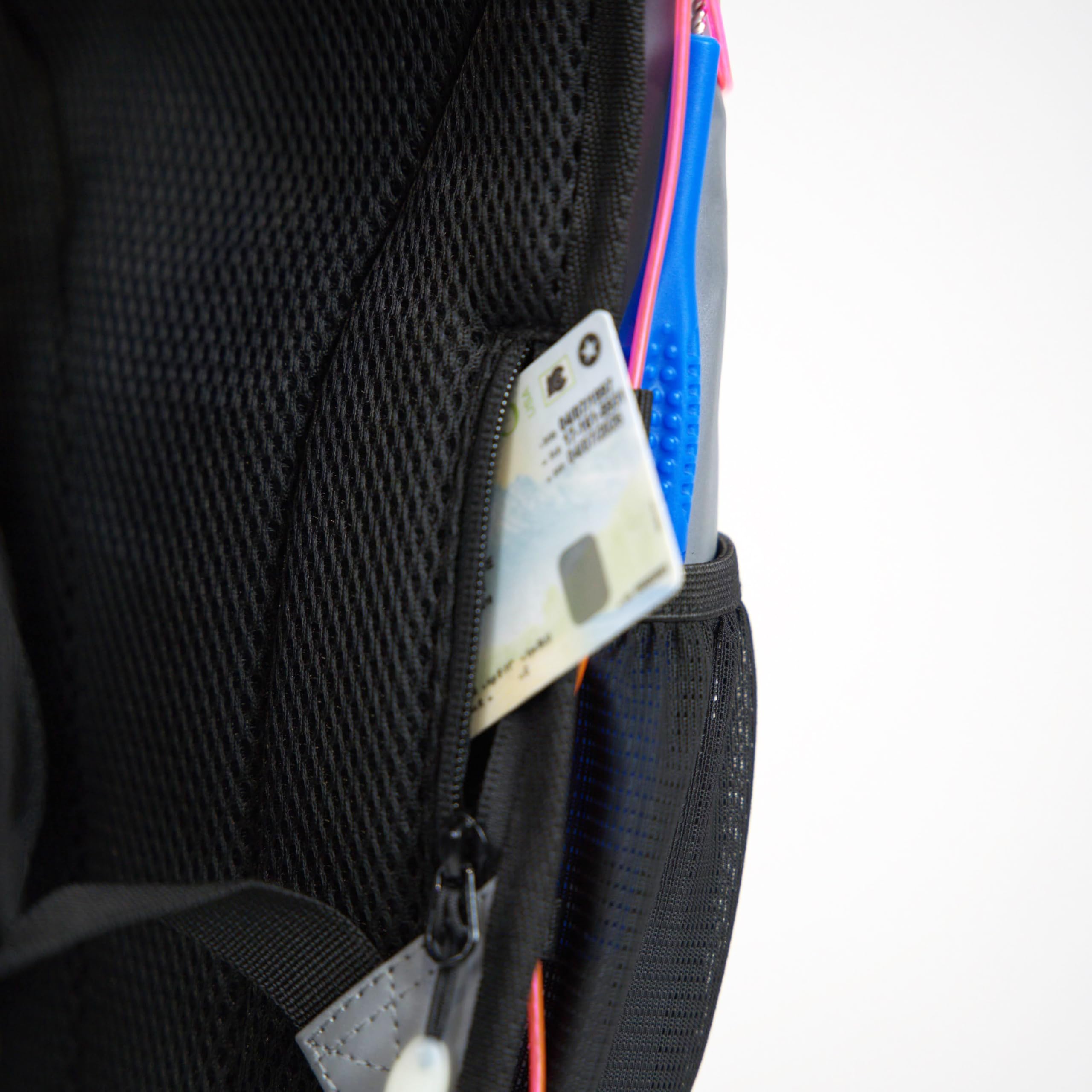 Trinkrucksack Rave, Diebstahlschutz-Brusttaschen, 2-Liter-Blase im Lieferumfang enthalten, leichtes Ripstop-Design