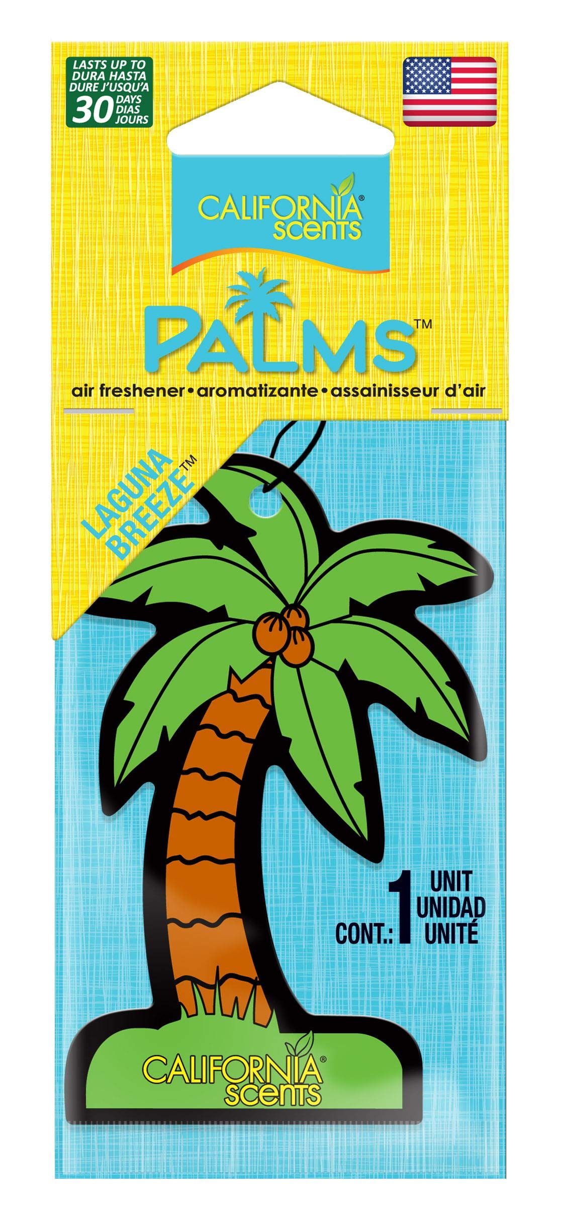 Palms Hang Outs Car Air Freshener - Laguna Breeze