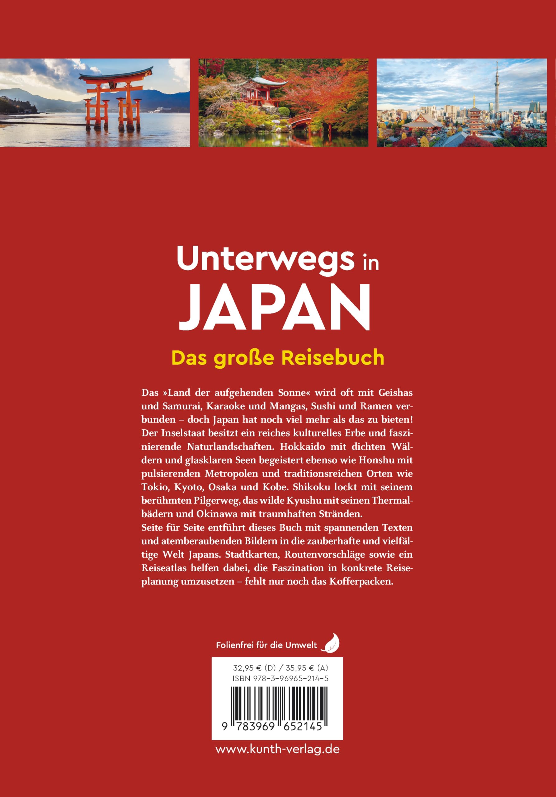 KUNTH Unterwegs in Japan: Das große Reisebuch