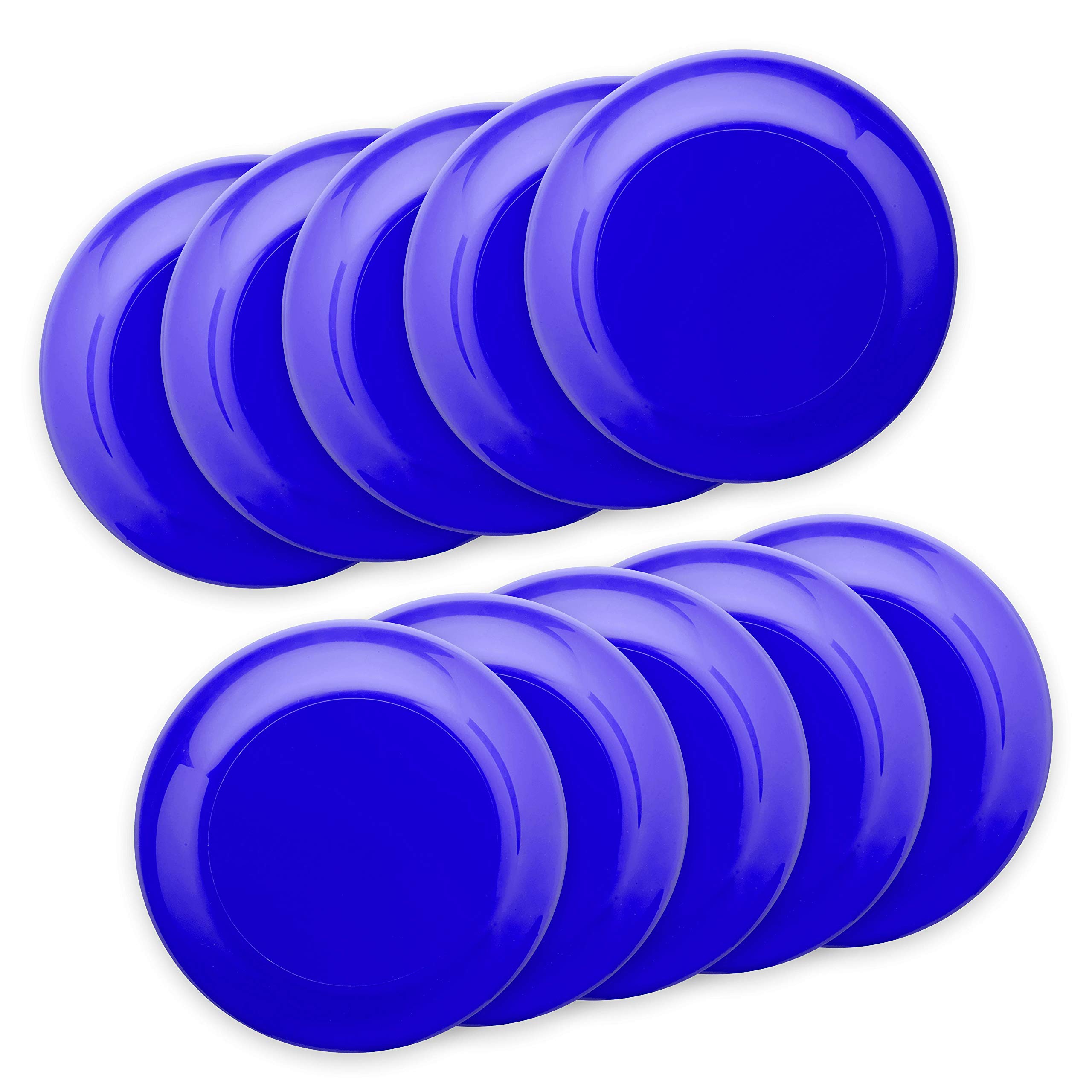 DISCOUNT PROMOS Frisbee Flying Discs in Bulk, 9.25 in. Fun Family Beach Game