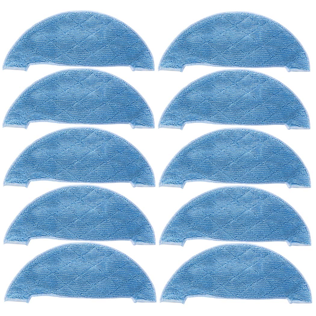 10pcs Mop Cloth Rags for Polaris PVCR 0930 SmartGo Robotic Vacuum Cleaner Parts