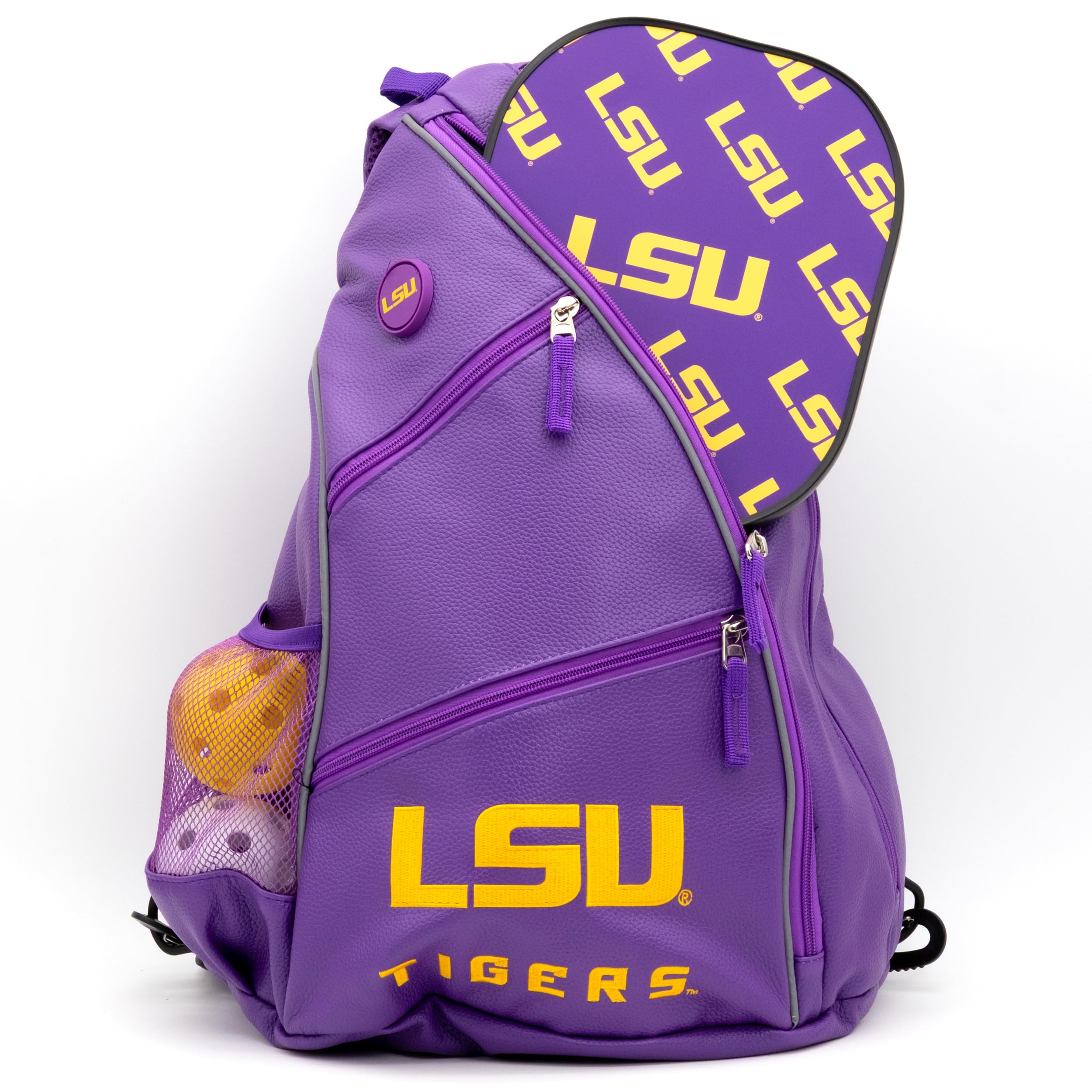 Team Golf Mochila de piel sintética, varios colores del equipo, grande